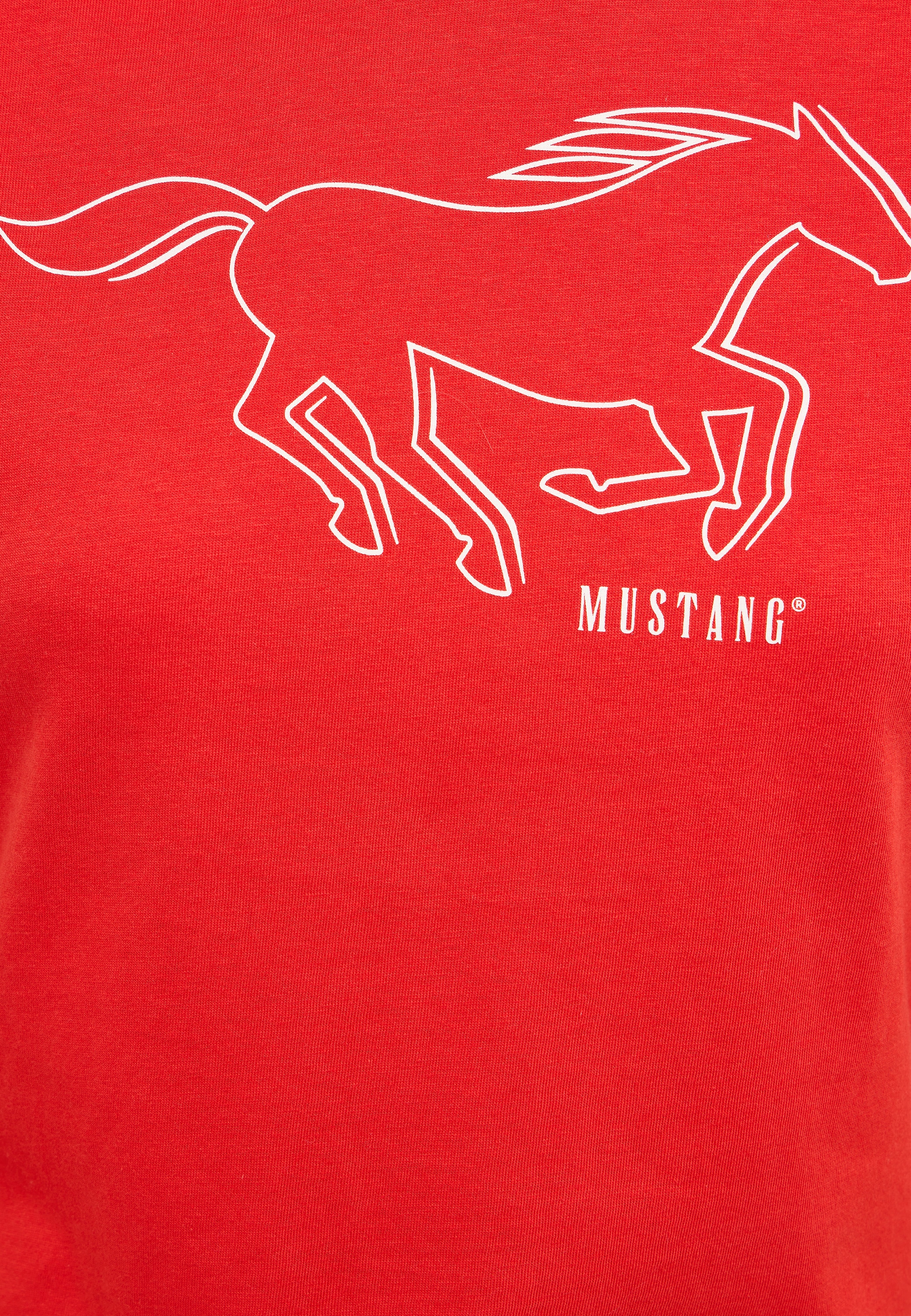 MUSTANG Kurzarmshirt »Damen Style Loa«
