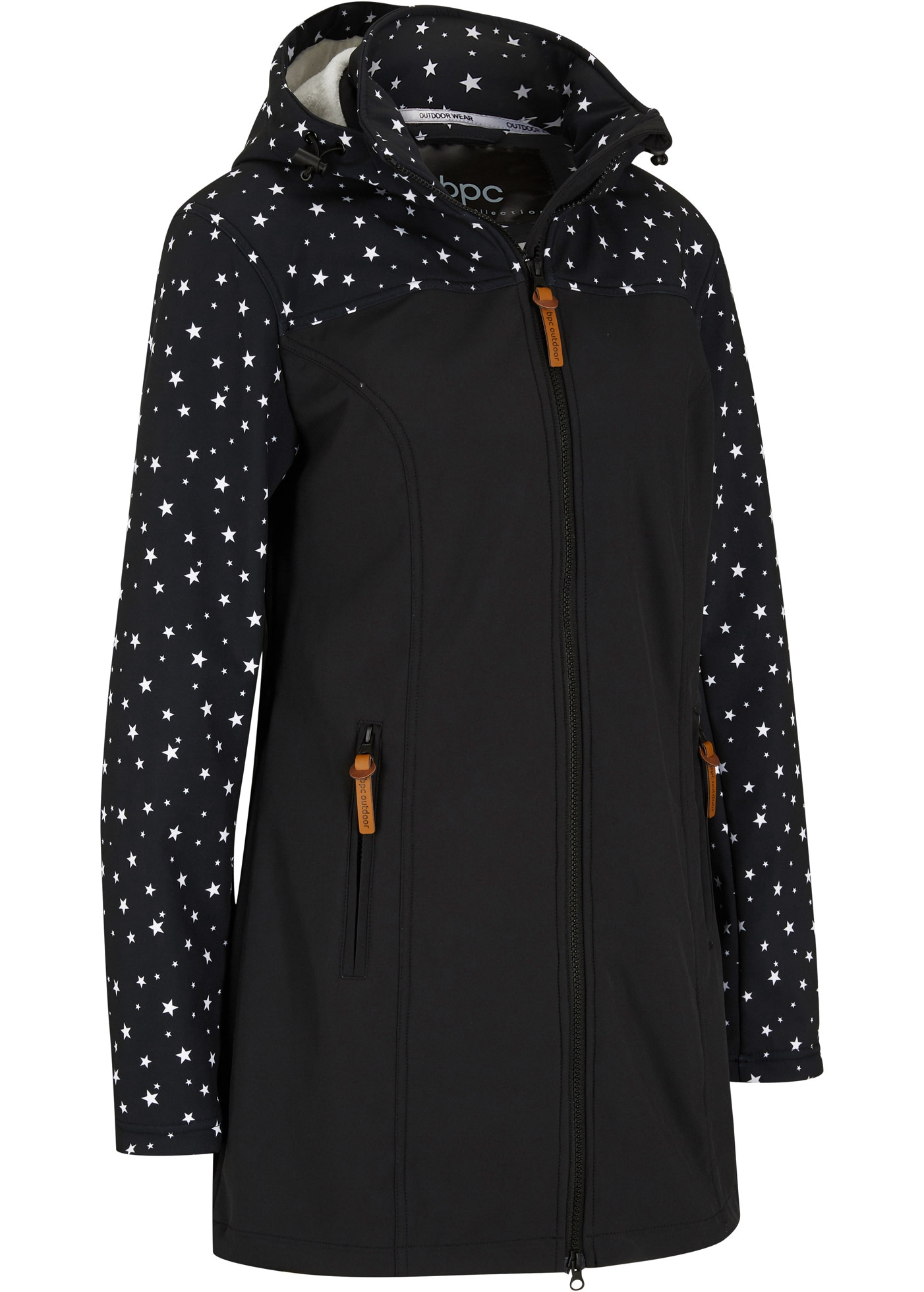 bonprix Veste softshell mit Kapuze