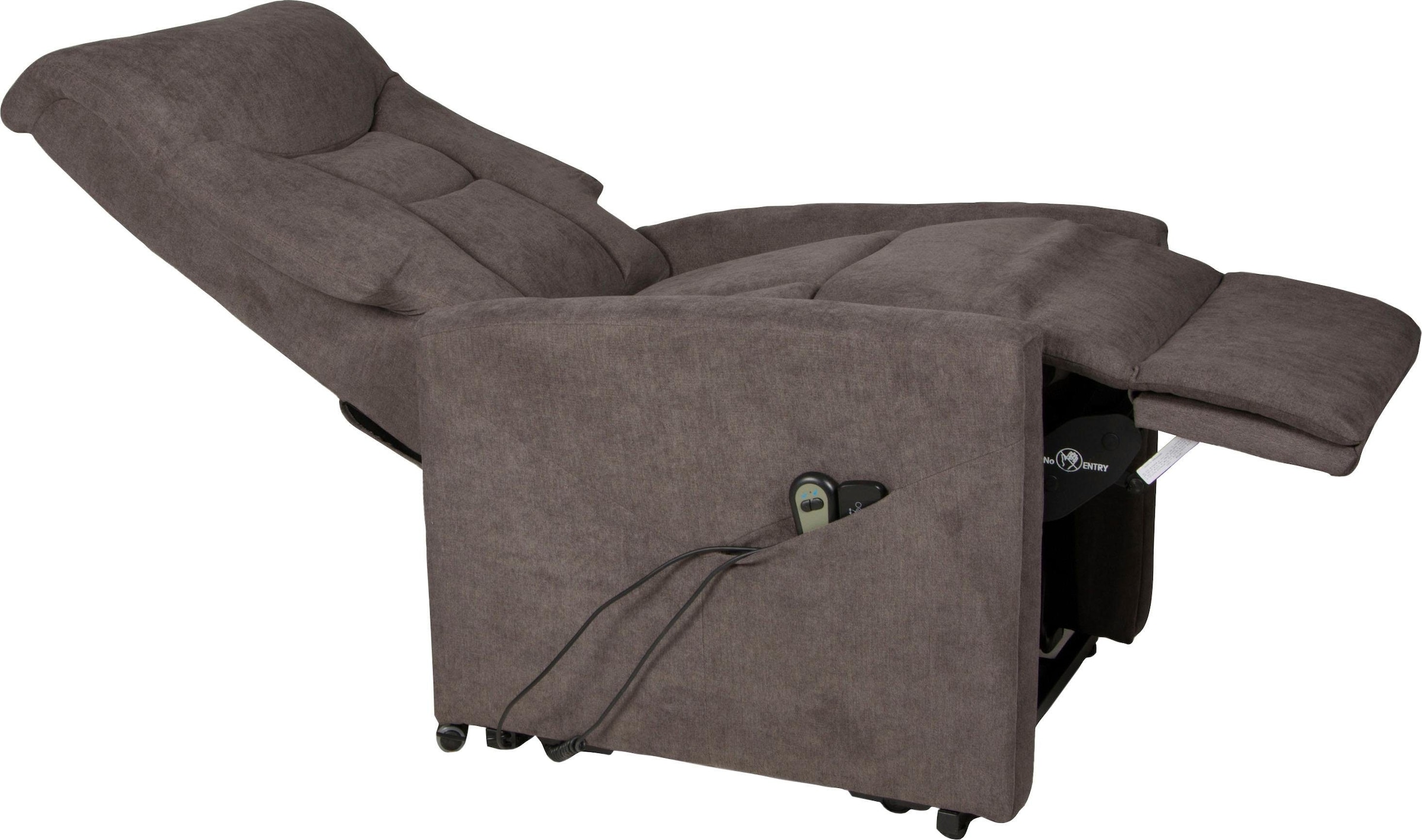 Duo Collection Massagesessel »Cadillac mit Massagefunktion, elektrischer Aufstehhilfe« Relaxfunktion und Taschenfederkern mit Stahlwellenunterfederung