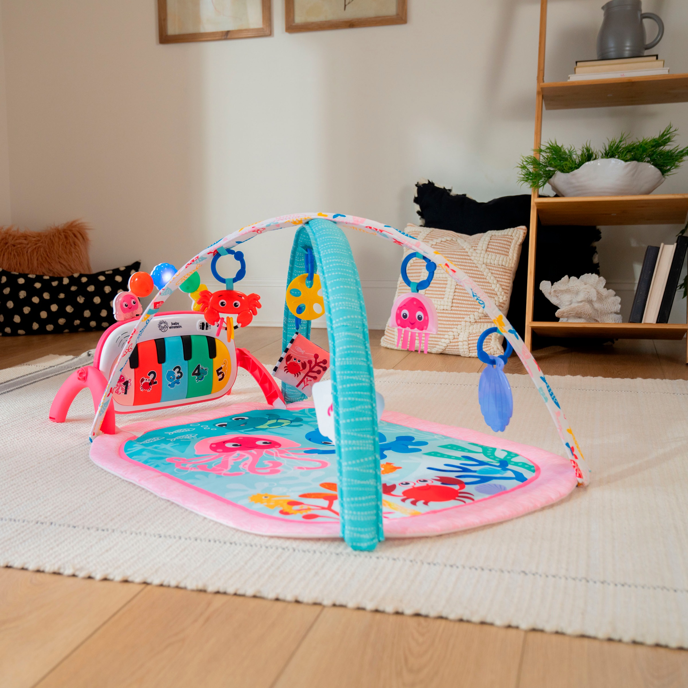 Baby Einstein Spielbogen »4-in-1 Kickin’ Tunes Jellyfish Jamboree Music & Language Discovery Gym« mit Soundeffekt