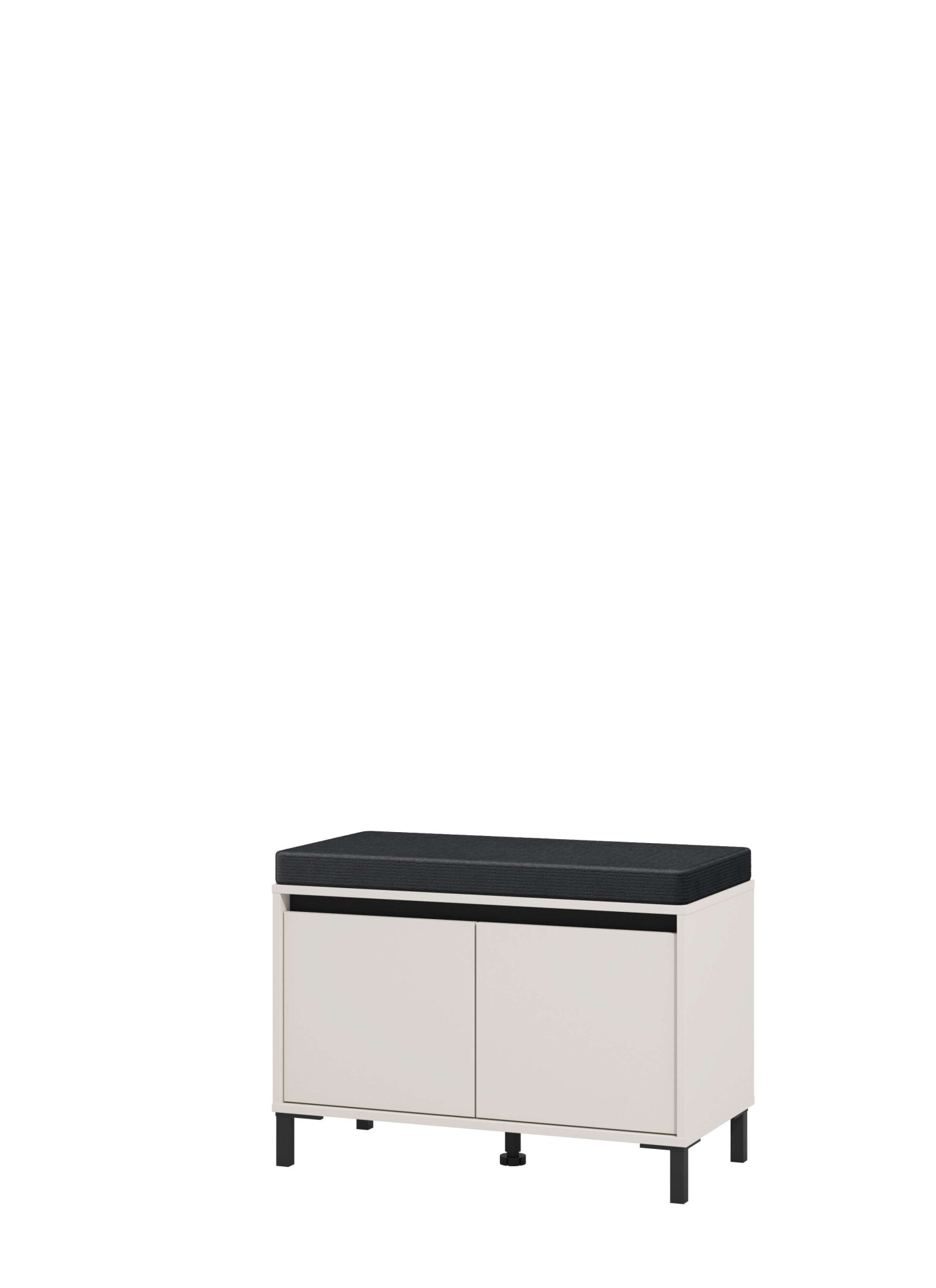 Home affaire Banc à chaussures »Arran, Schuhschrank, Schuhregal, Schuhtruhe, Schuhkommode, Sitzbank« mit abnehmbarem Sitzkissen, zwei Türen (dahinter zwei Fächer)