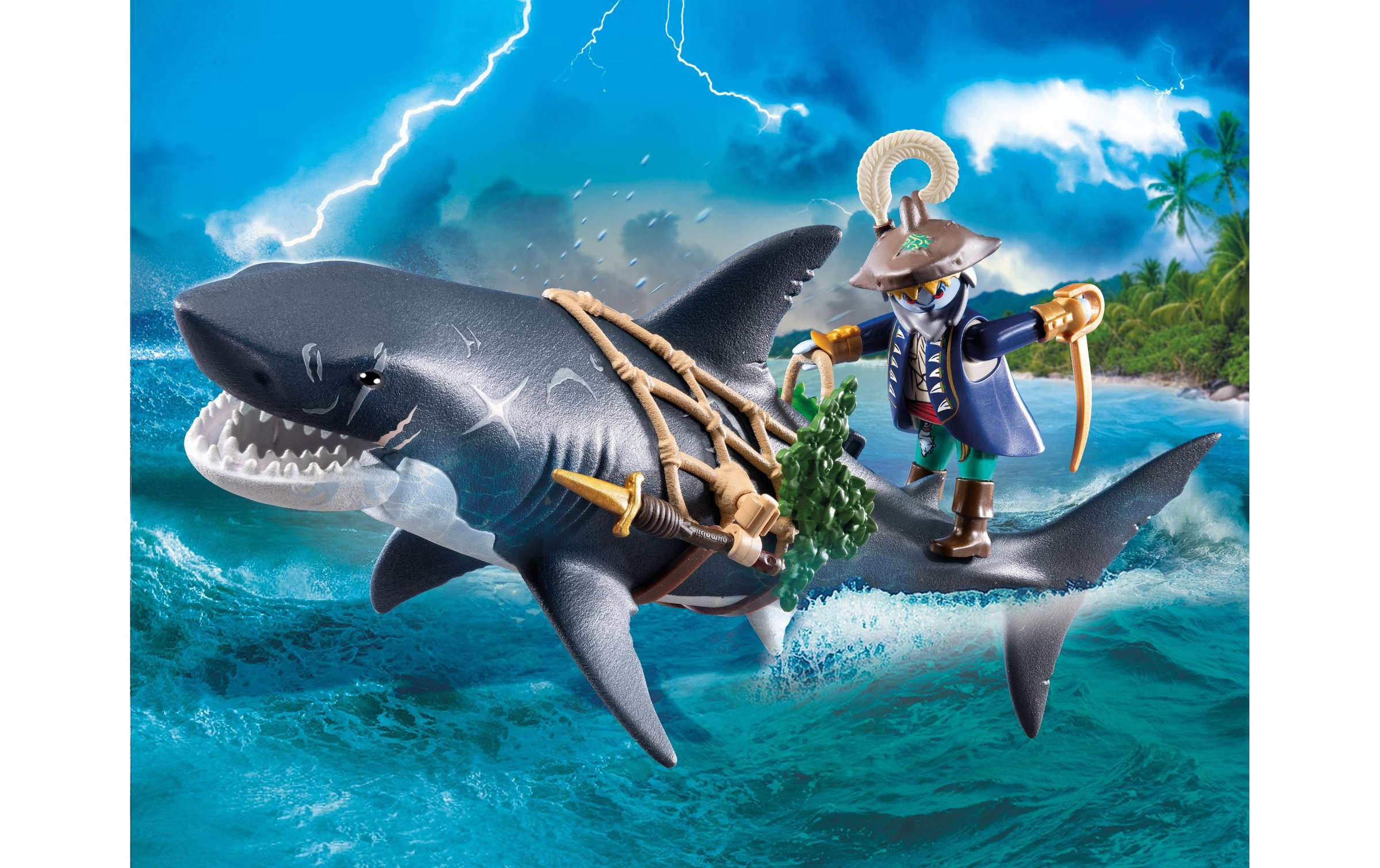 Playmobil® Briques de jeu »Gefahr durch Riesenhai 71793«