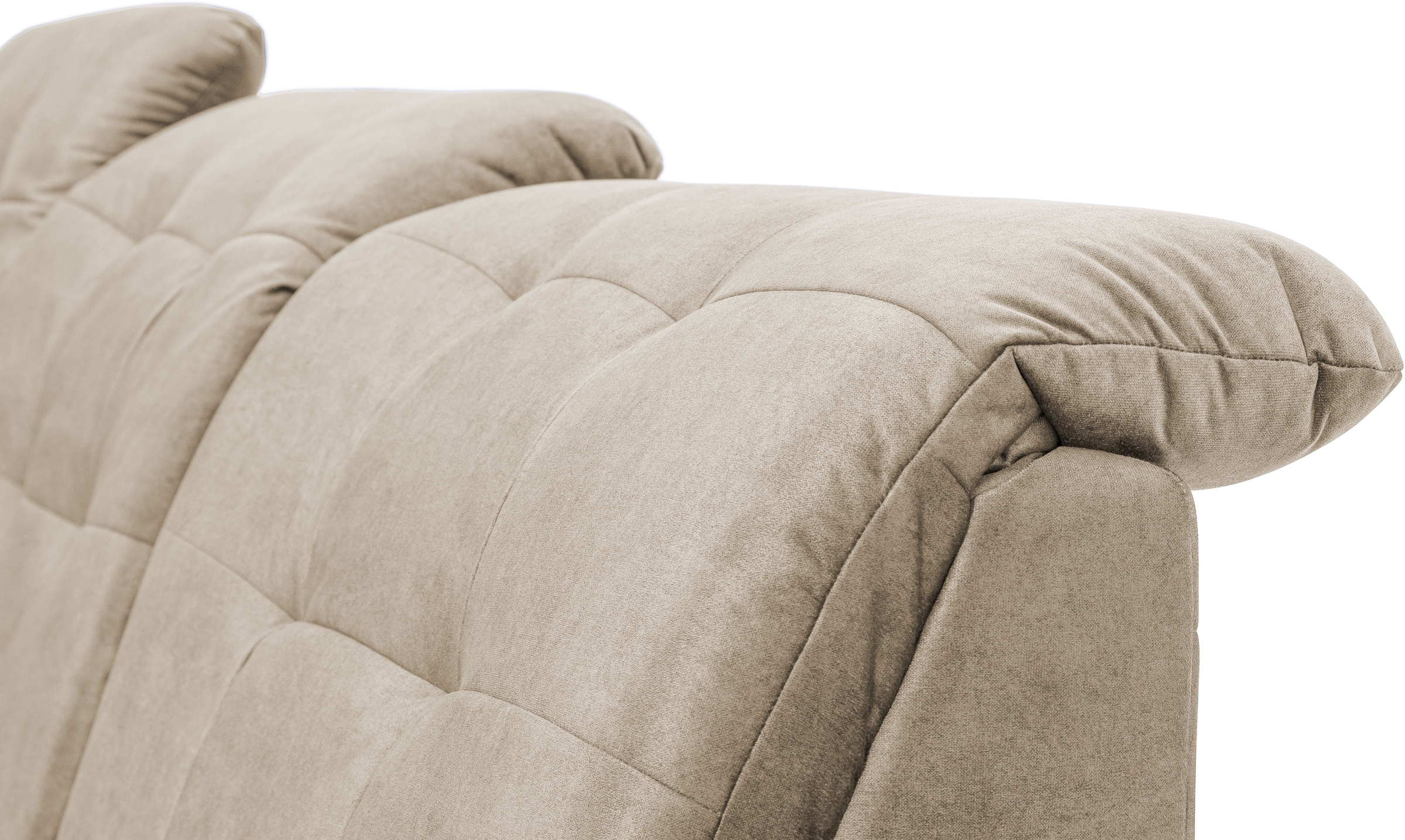 exxpo - sofa fashion Canapé d'angle »Derby Inkl. Kopfteilverstellung, wahlw. Bett & Bettkasten, L-Form« EXTRA an Komfort zum Relaxen, Entspannen und Wohlfühlen