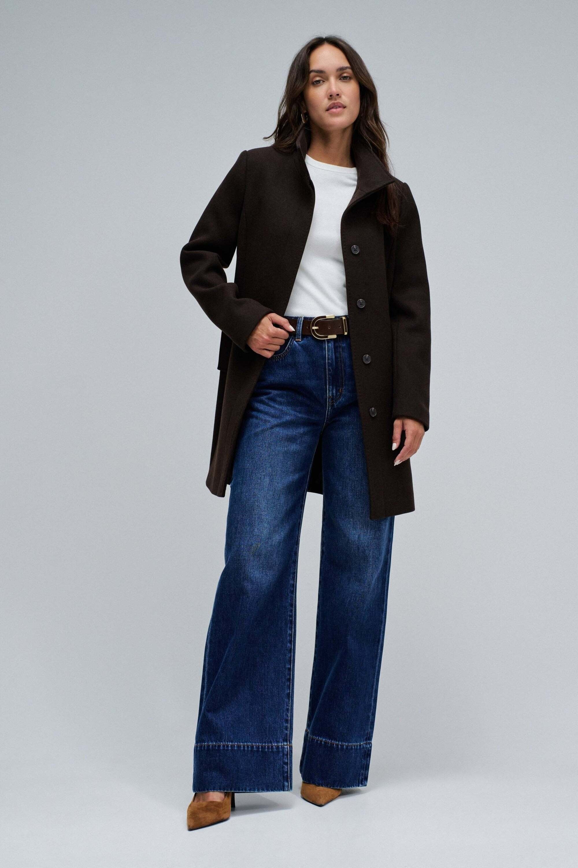 Salsa Wolljacke »Salsa Jeans Wollmantel The Reimagined Wool Coat«