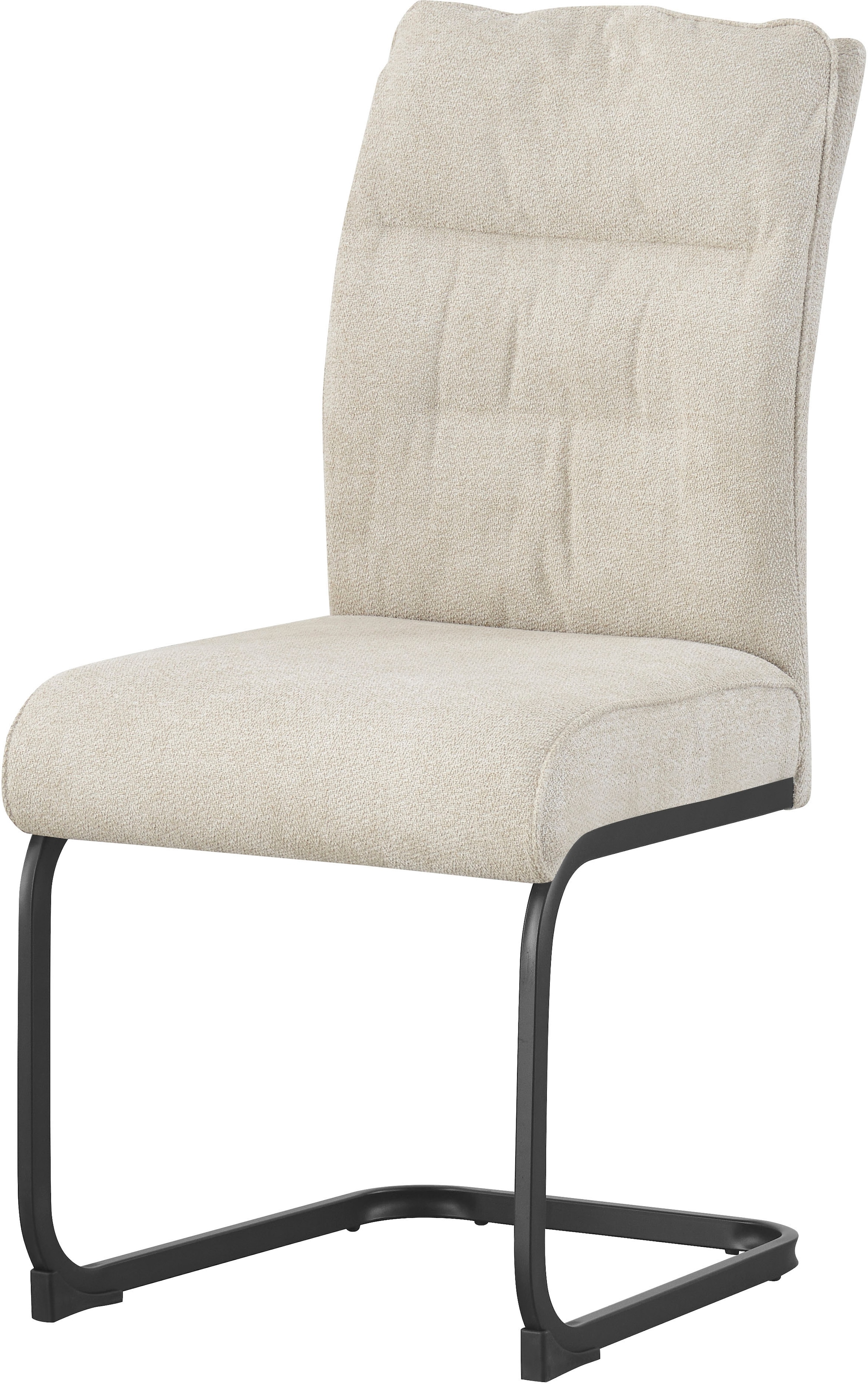 Home affaire Chaise de salle à manger »BARRIE, 2er Set, mit Metallgestell in matt schwarz« (Ensemble) 2 cuisin verschiedenen Farben, Belsatbarkeit pro Stuhl 120 kg