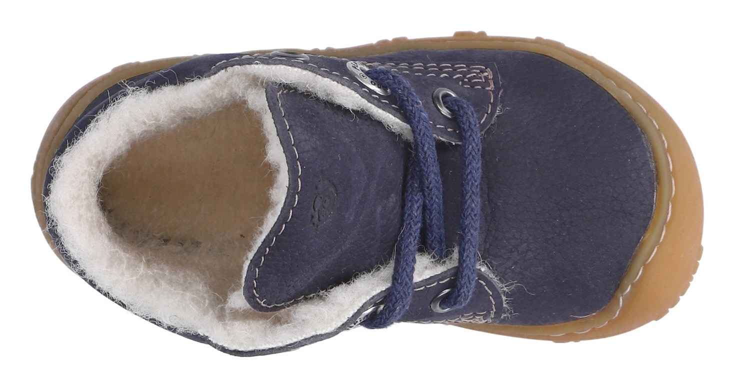 PEPINO by RICOSTA Lauflernschuh »CORY, WMS: weit«  Babyschuh, Winterstiefel mit Warmfutter, Grössenschablone zum Download