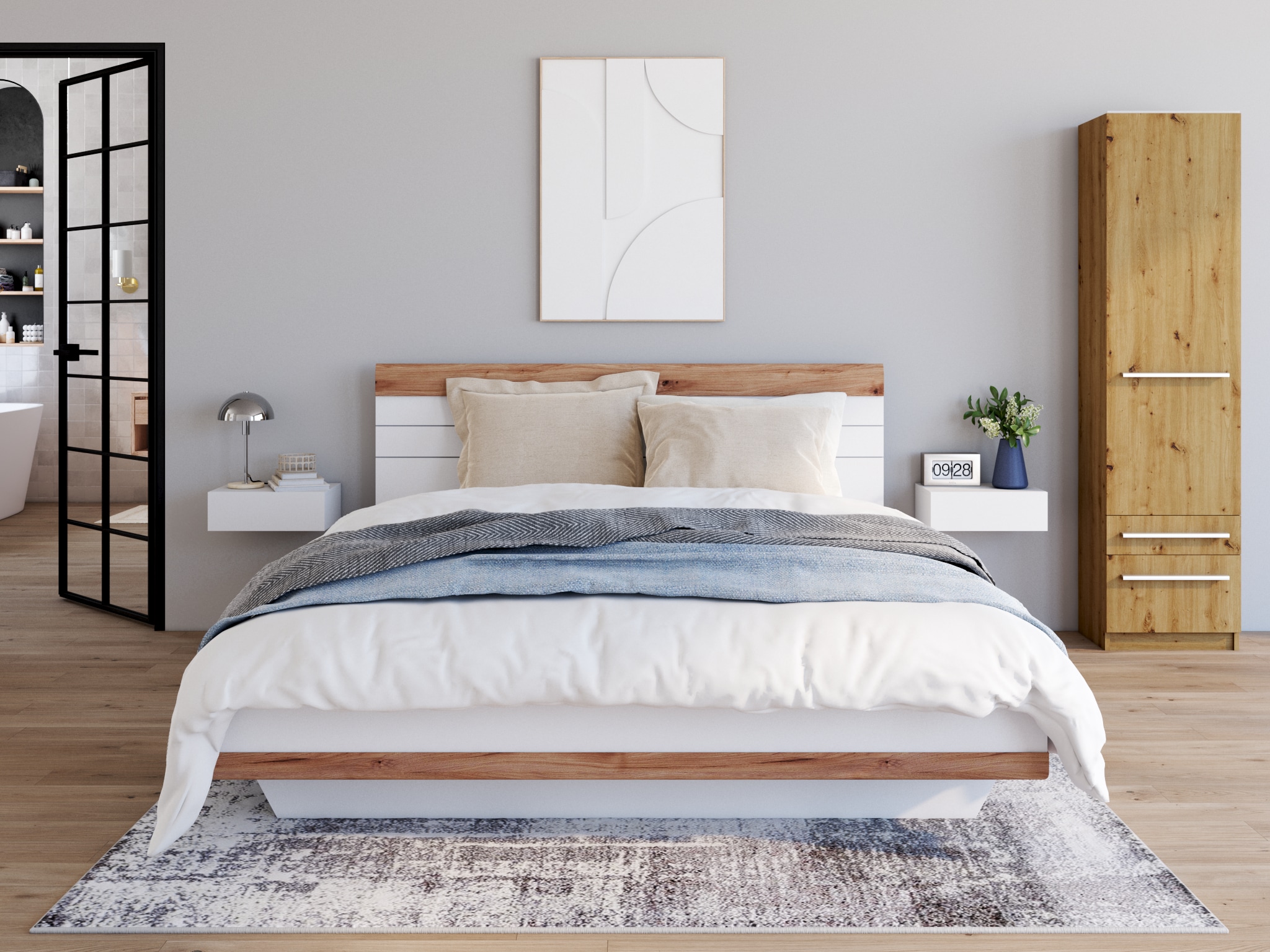 andas Tischvase »Nilsby« Dekovase, aus Aluminium, Höhe ca. 18 cm