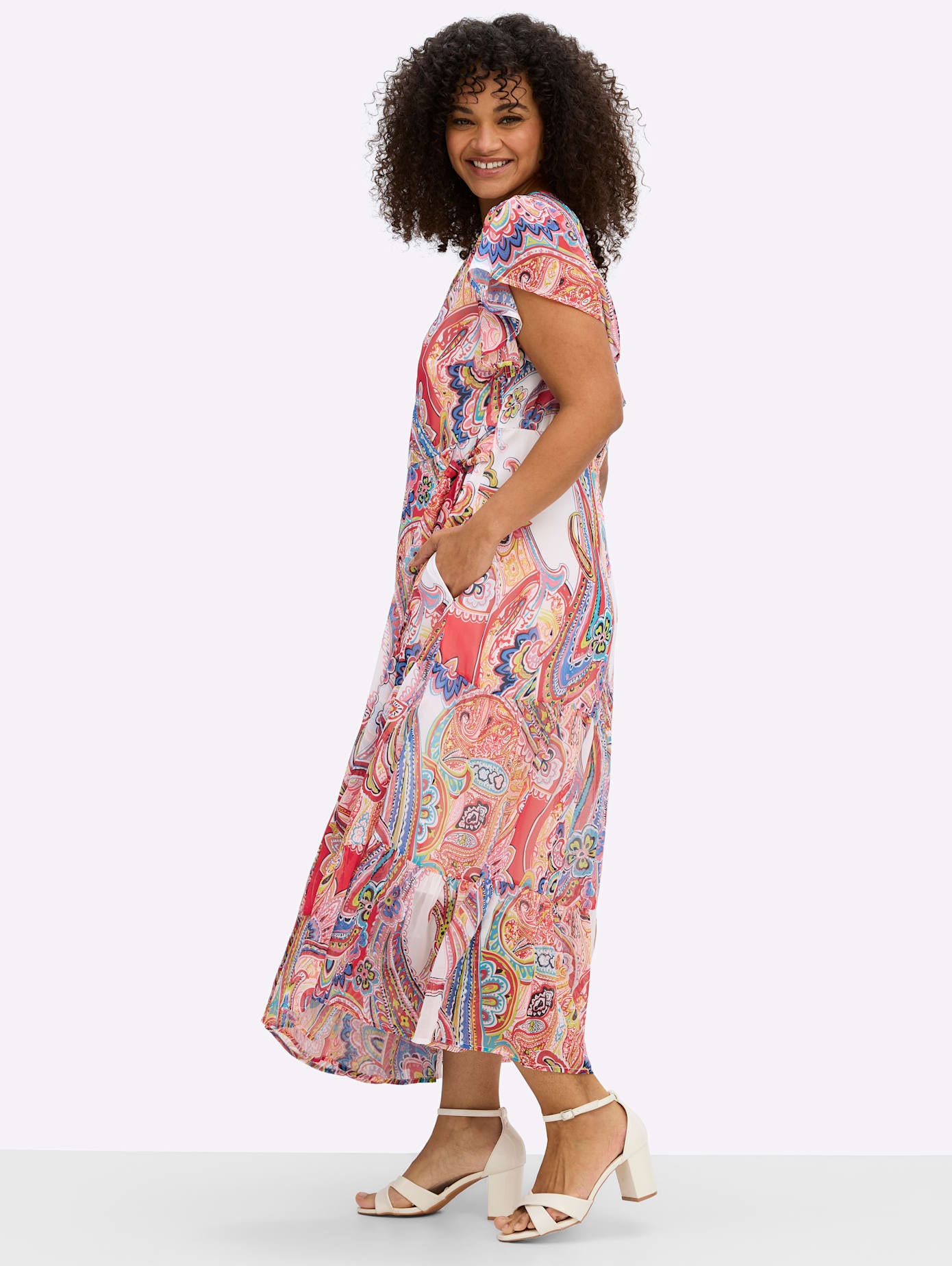 sheego by Joe Browns Robe d'été »Kleid« Poches pour les mains