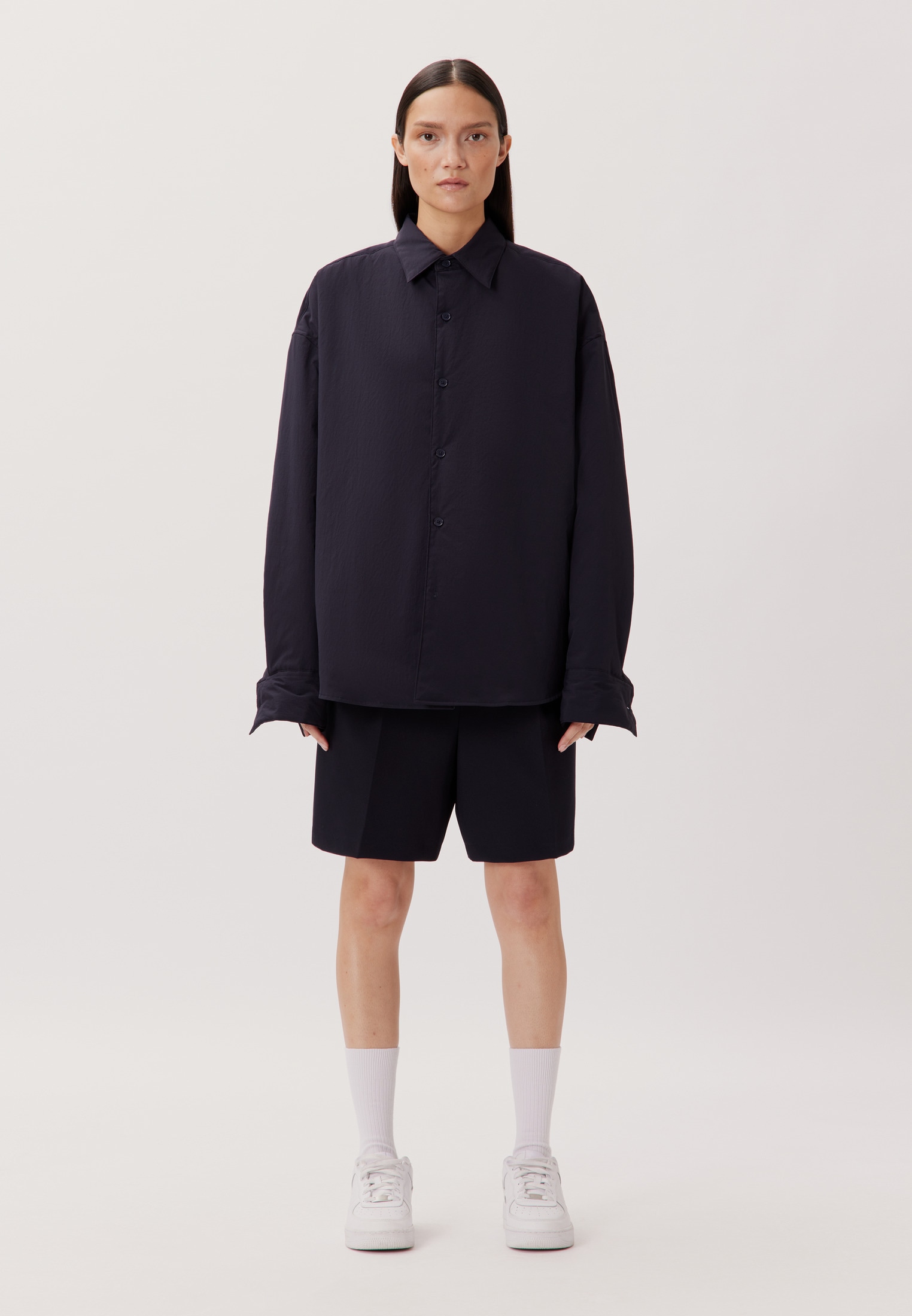 studio seidensticker Businesshemd »Studio« Oversized 1/1 Kentkragen Uni