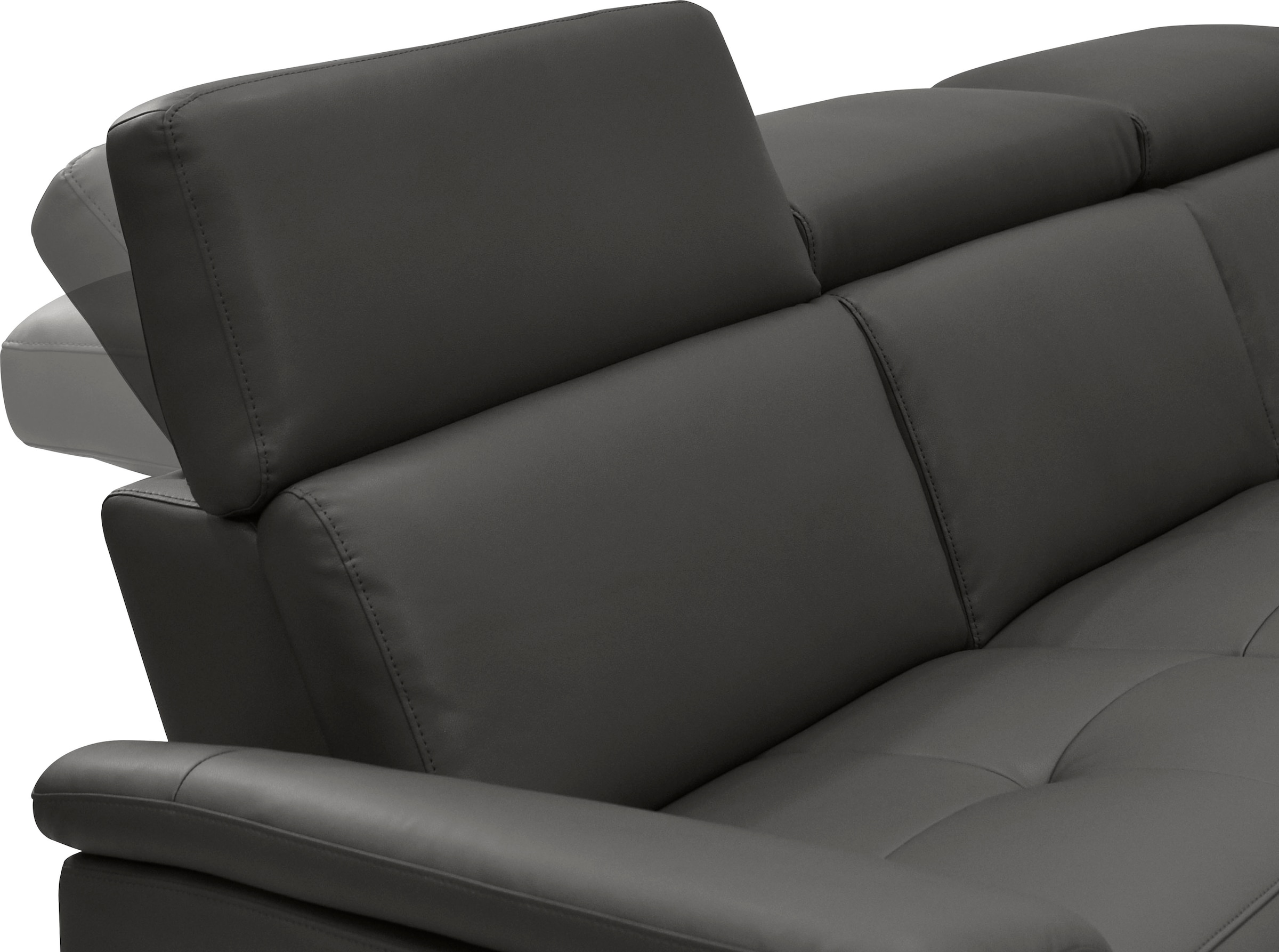 Home affaire 2-Sitzer »Pareli 172cm, manuelle u. elektr. Relaxfunktion« USB, Kopfteil-Verstellung, LED, in Echtleder, Kunstleder, Web