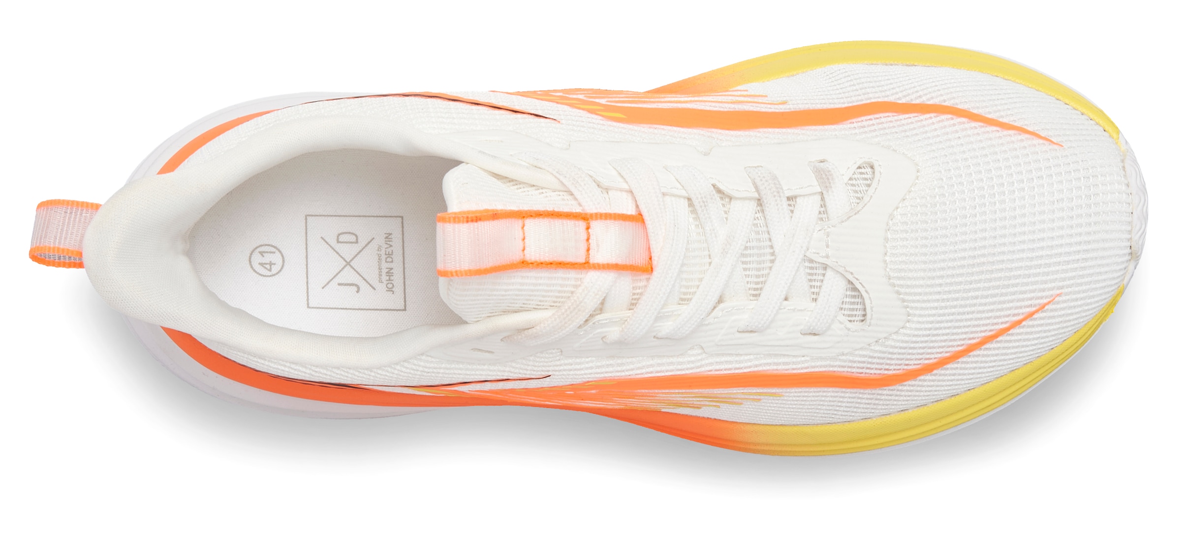 John Devin Sneaker »Schnürhalbschuh, Halbschuh, Freizeitschuh, Turnschuh«  NEU im sportiven Look mit dämpfender Chunky Aussensohle Unisex VEGAN