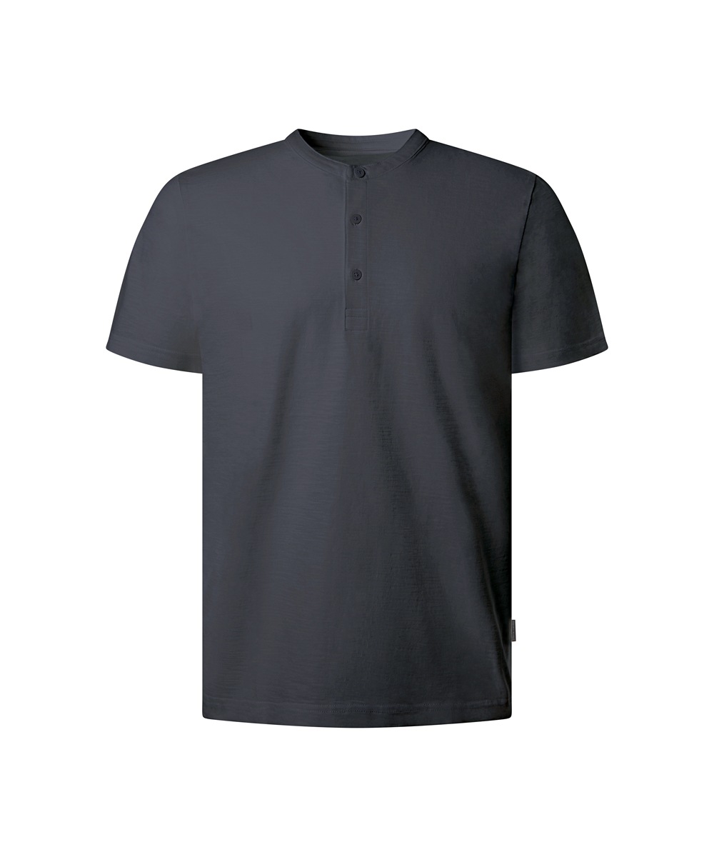 Pierre Cardin Henleyshirt »Henley uni slub yarn« mit Knopfleiste, bequeme Passform