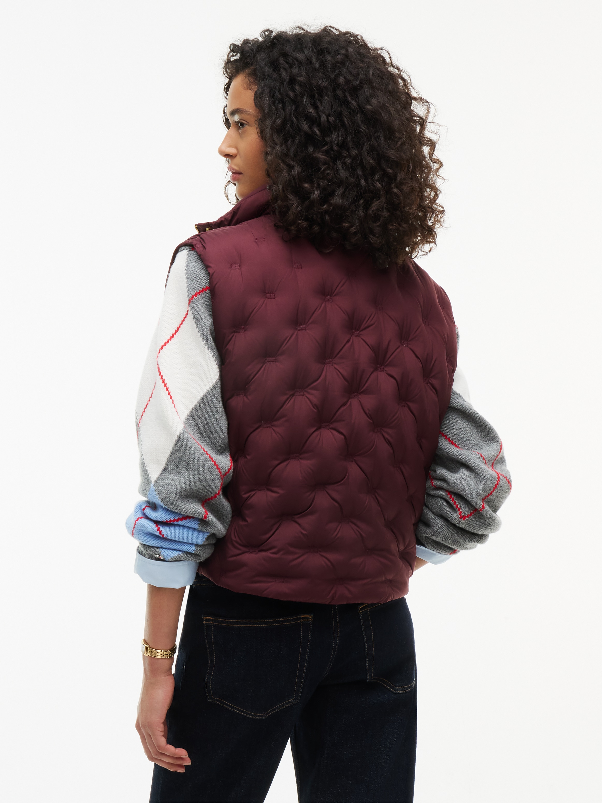 Tommy Hilfiger Steppweste »LW DOWN FLAG QUILT VEST« Kunstfaser