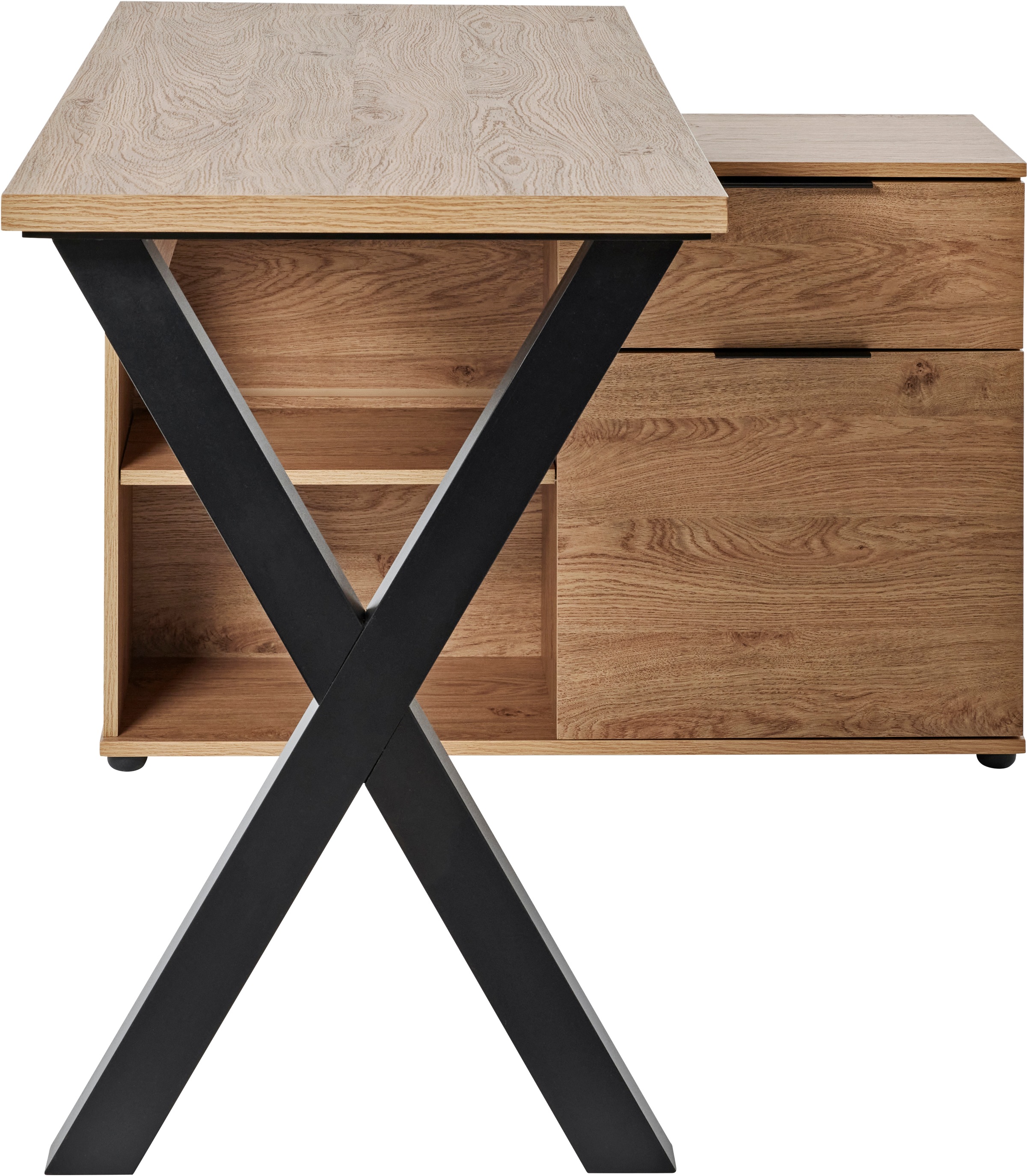 Jahnke Eckschreibtisch »X-CLUB C 40 E« 1 Stk. tlg. Eckschreibtisch, wechselseitig montierbar, X-Gestell