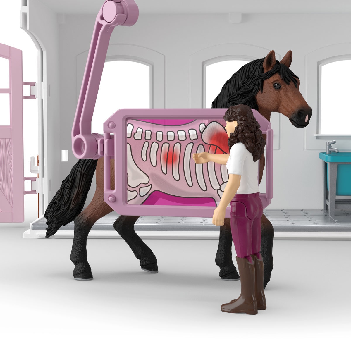 Schleich® Spielwelt »HORSE CLUB, Pferdeklinik Heilende Hufe (42787)«