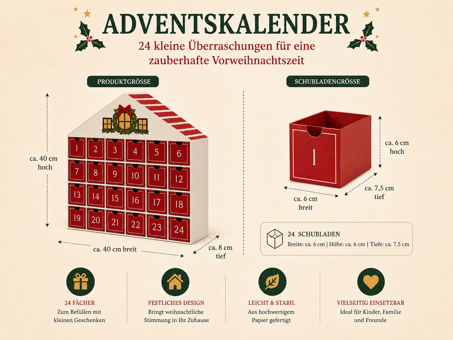 GOODproduct Adventskalender »Adventskalender« Es liegt keine Altersempfehlung vor