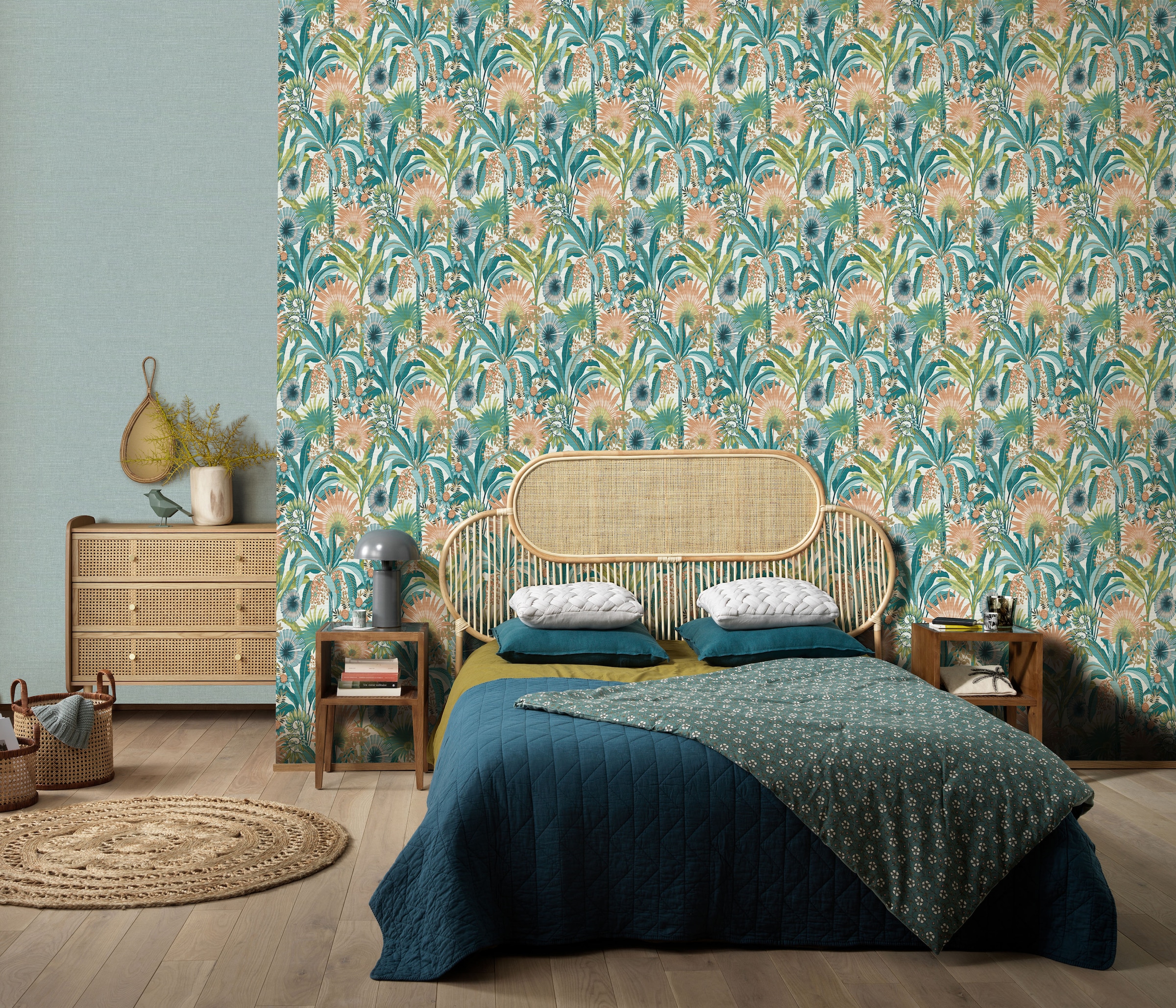 Erismann Vliestapete »Vliestapete Flower Power« geprägt Phthalate frei