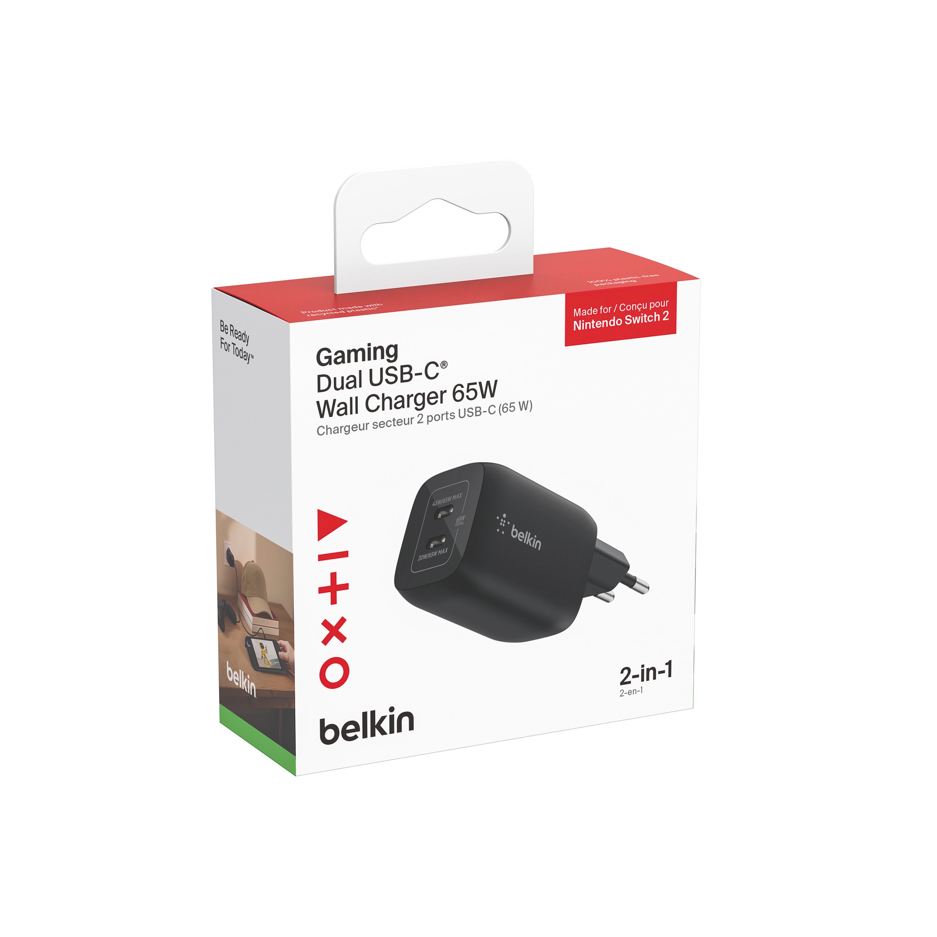 Belkin USB-Ladegerät »Gaming Dual USB-C Wall Charger 65 Watt«