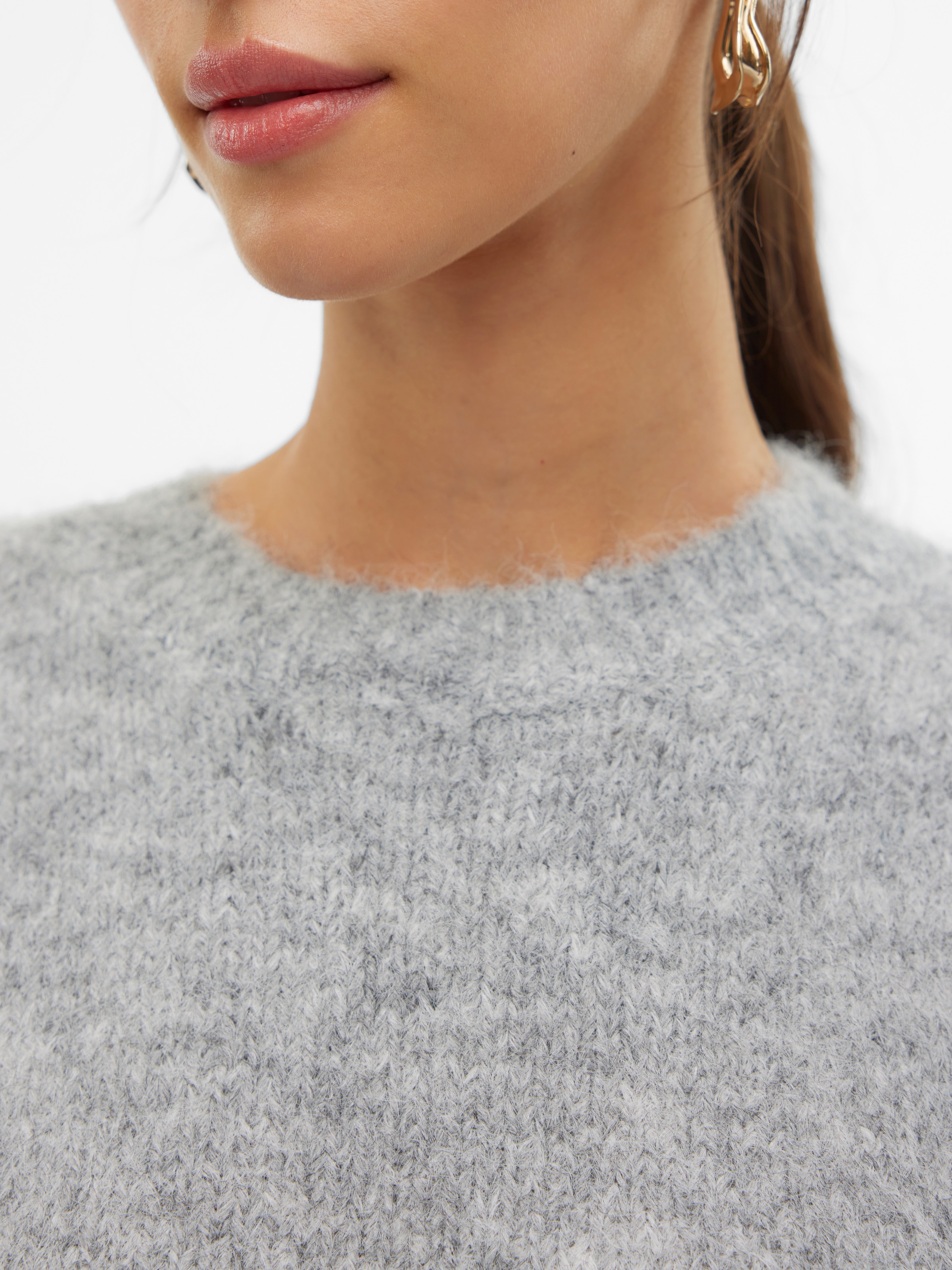 Vero Moda Pull en tricot »VMNOVAH SS O-NECK PUFF PULLOVER GA NOOS«
