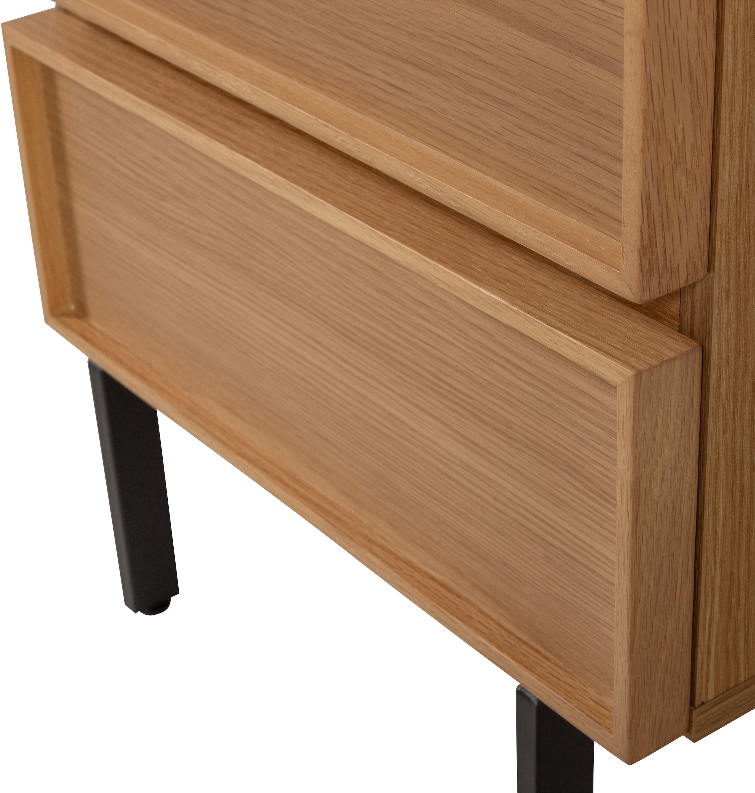 WOOOD Nachtkommode »Tours mit kompakter Ausführung und Melamin-MDF B 45 x T 42 x H 51 cm« Tragkraft Deckplatte 50 kg, kratz- und hitzebeständig