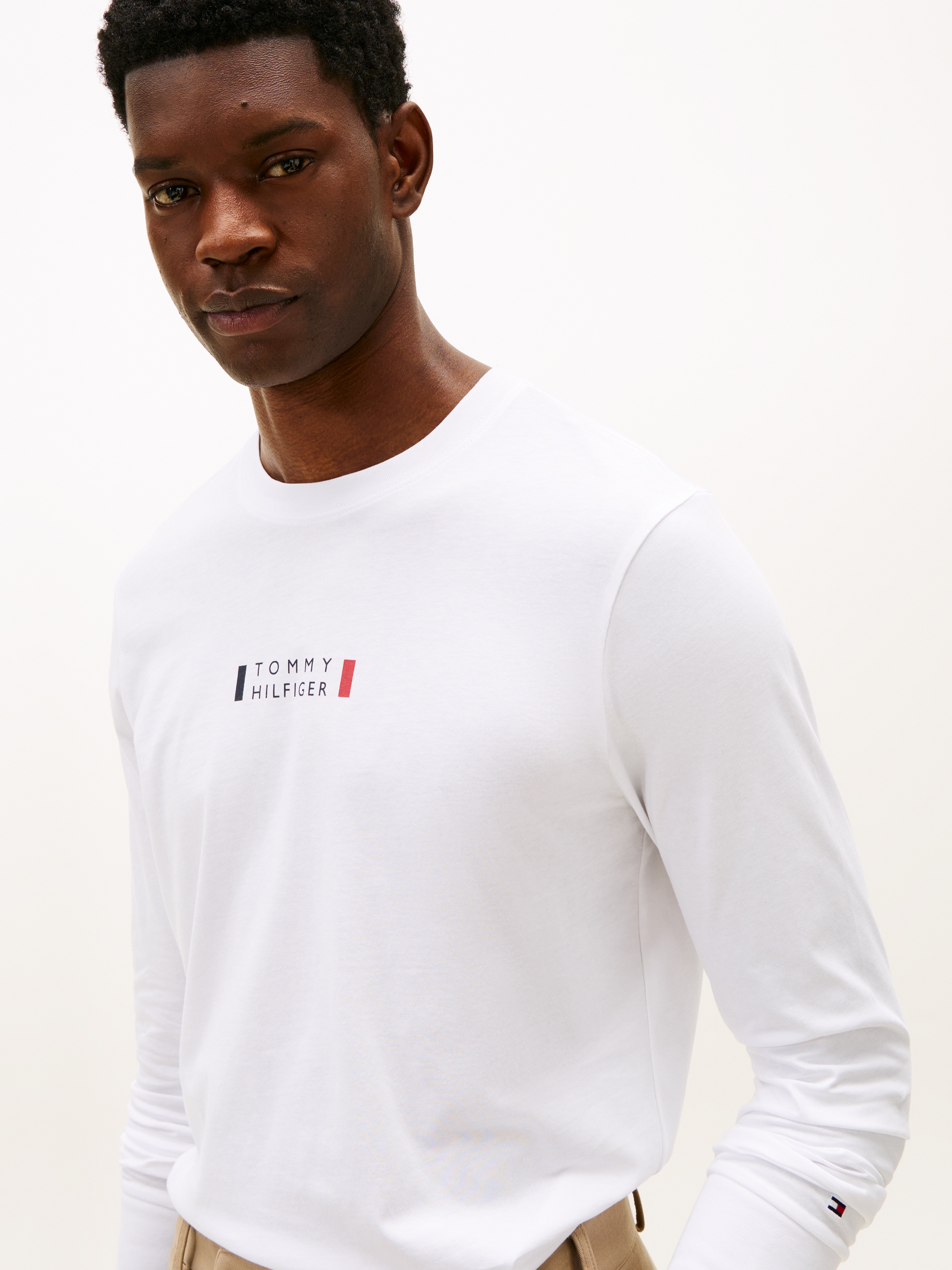 Tommy Hilfiger T-shirt à manches longues »BRAND LOVE« Jersey, Rundhals, mit Logo