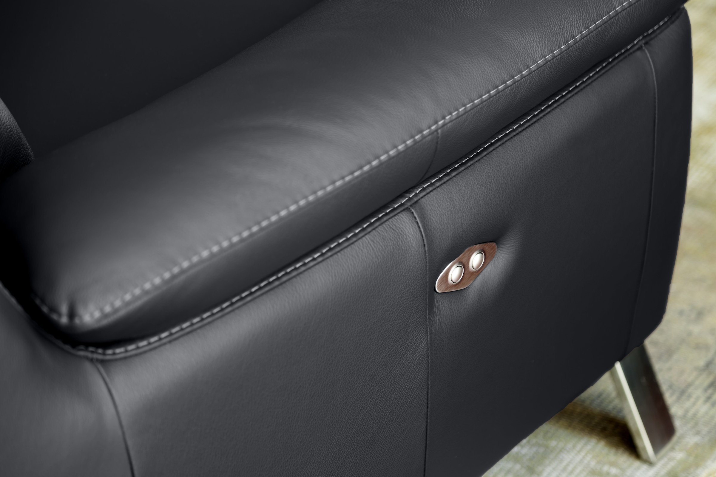 CALIA ITALIA 3-places »Roby italienisches Designsofa mit exzellentem Sitzkomfort« inkl. elektrischer Relaxfunktion