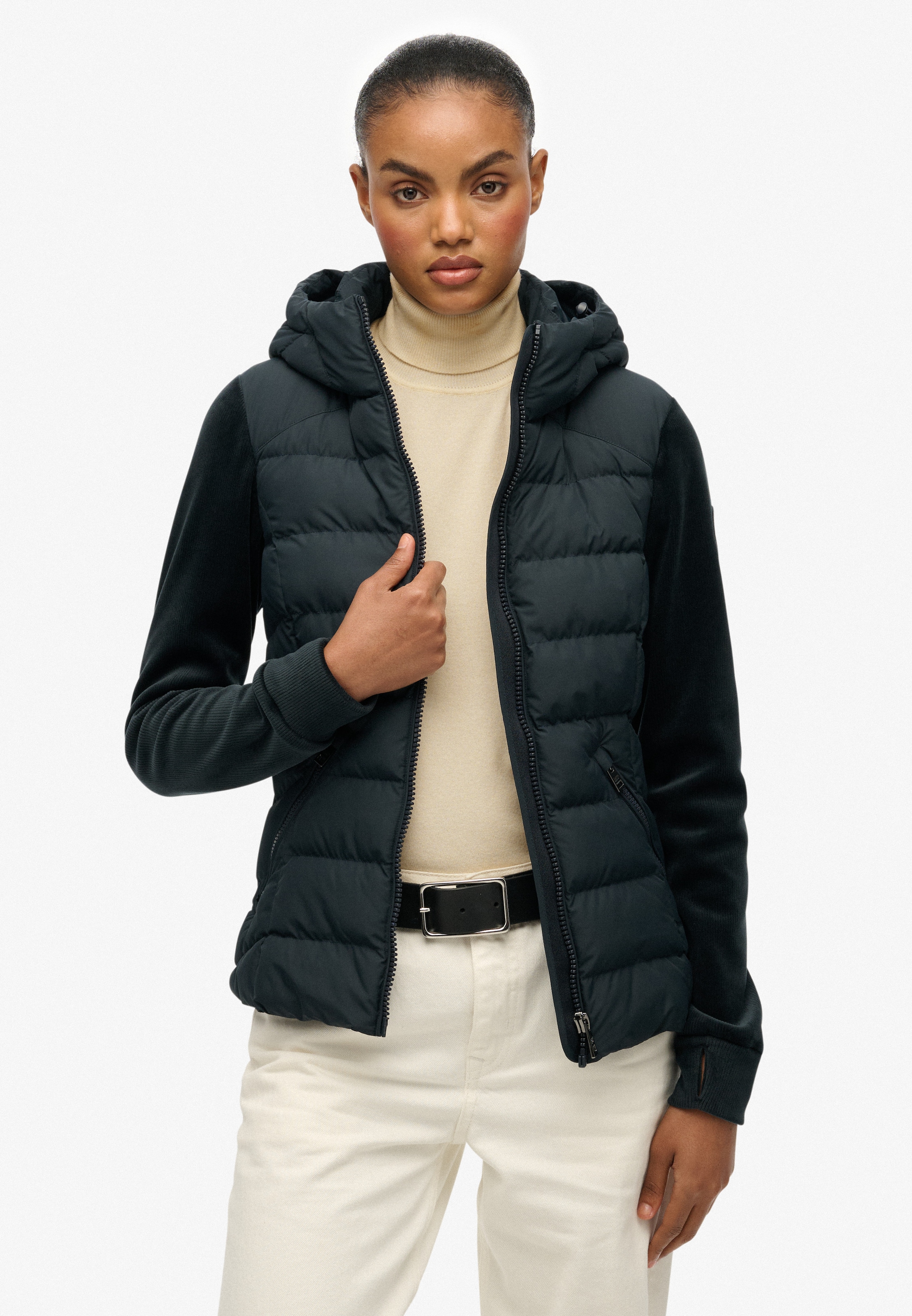 Superdry Steppjacke »HOODED FUJI STORM JACKET« mit Kapuze