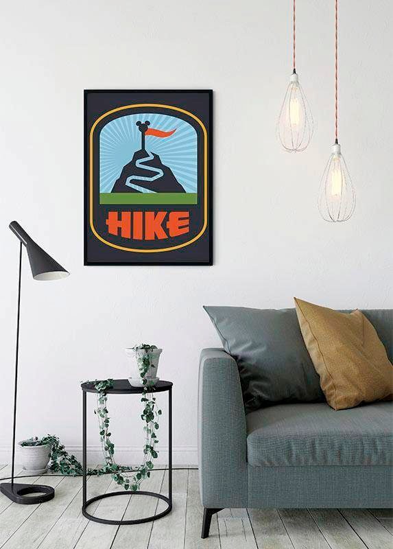 Komar Bild »Mickey Mouse Hike« Disney 1 Stk. tlg. Wandbild zur Dekoration im Kinderzimmer - ohne Rahmen