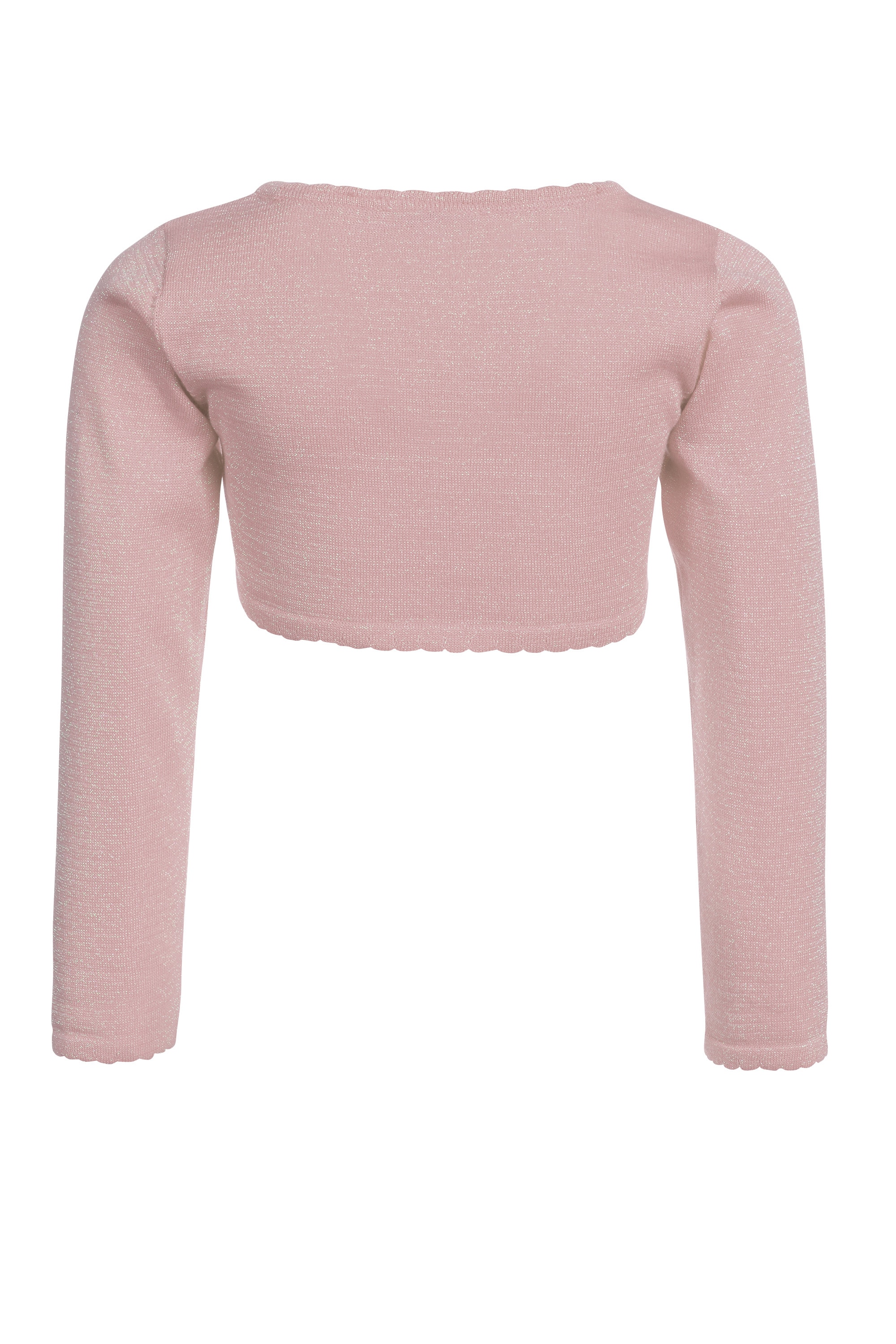 happy girls Boléro im dezenten Glitzerlook und mit gewellten Kanten