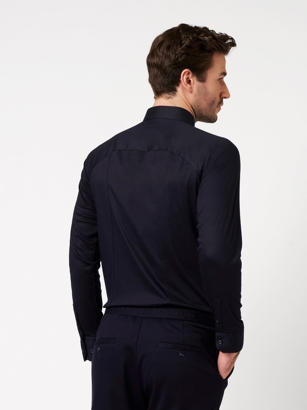 DESOTO Chemise à manches longues »Jerseyhemd Casual Kent«