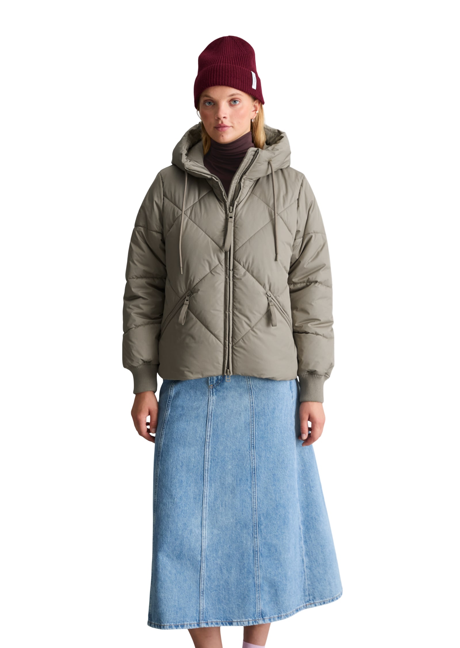 Marc O'Polo DENIM Veste matelassée avec capuche détendu en polyester recyclé