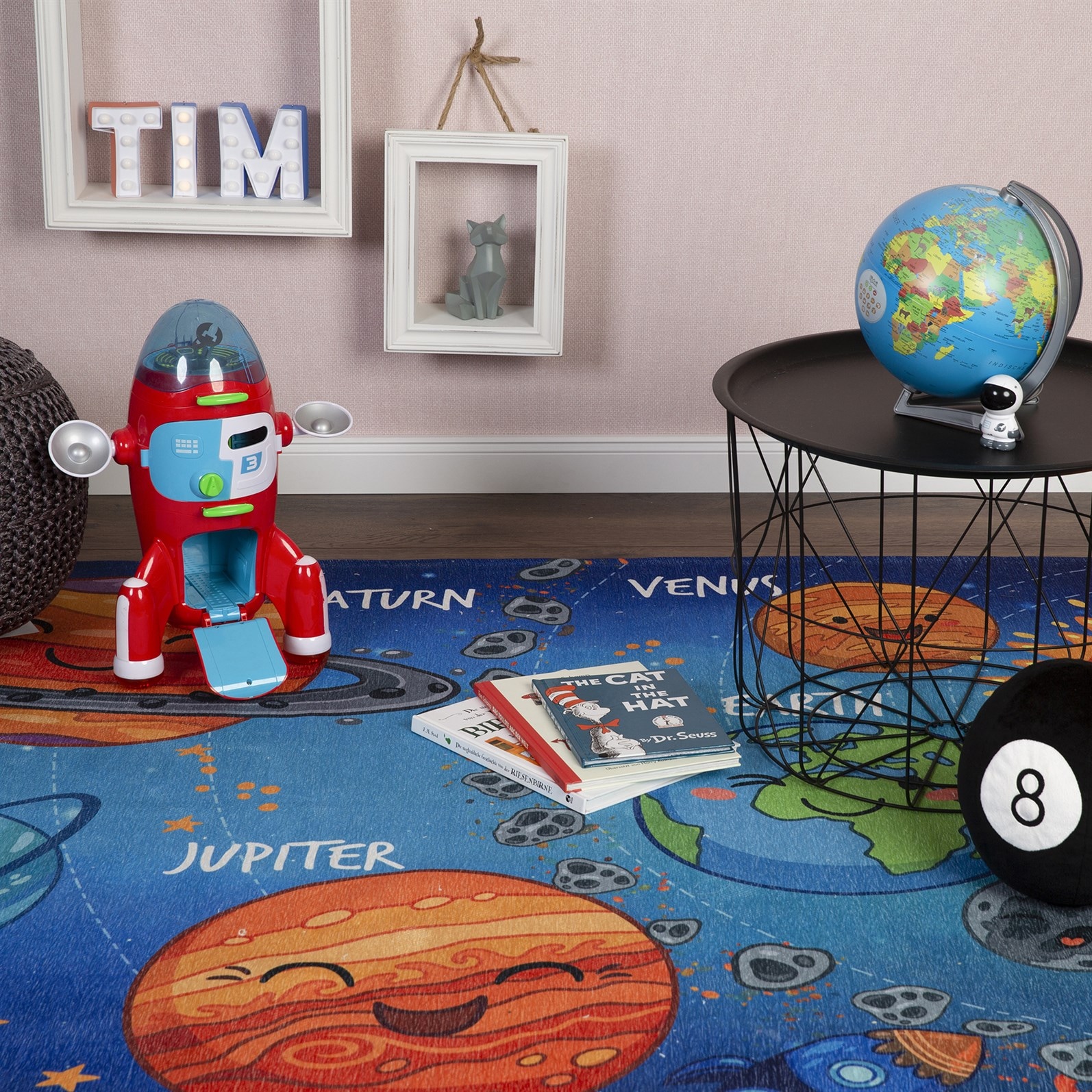 Kayoom Tapis pour enfants »Sympathy Kids 240« Rectangulaire 5 mm Höhe Kurzflor, Modernes Muster, Fussbodenheizungsgeeignet