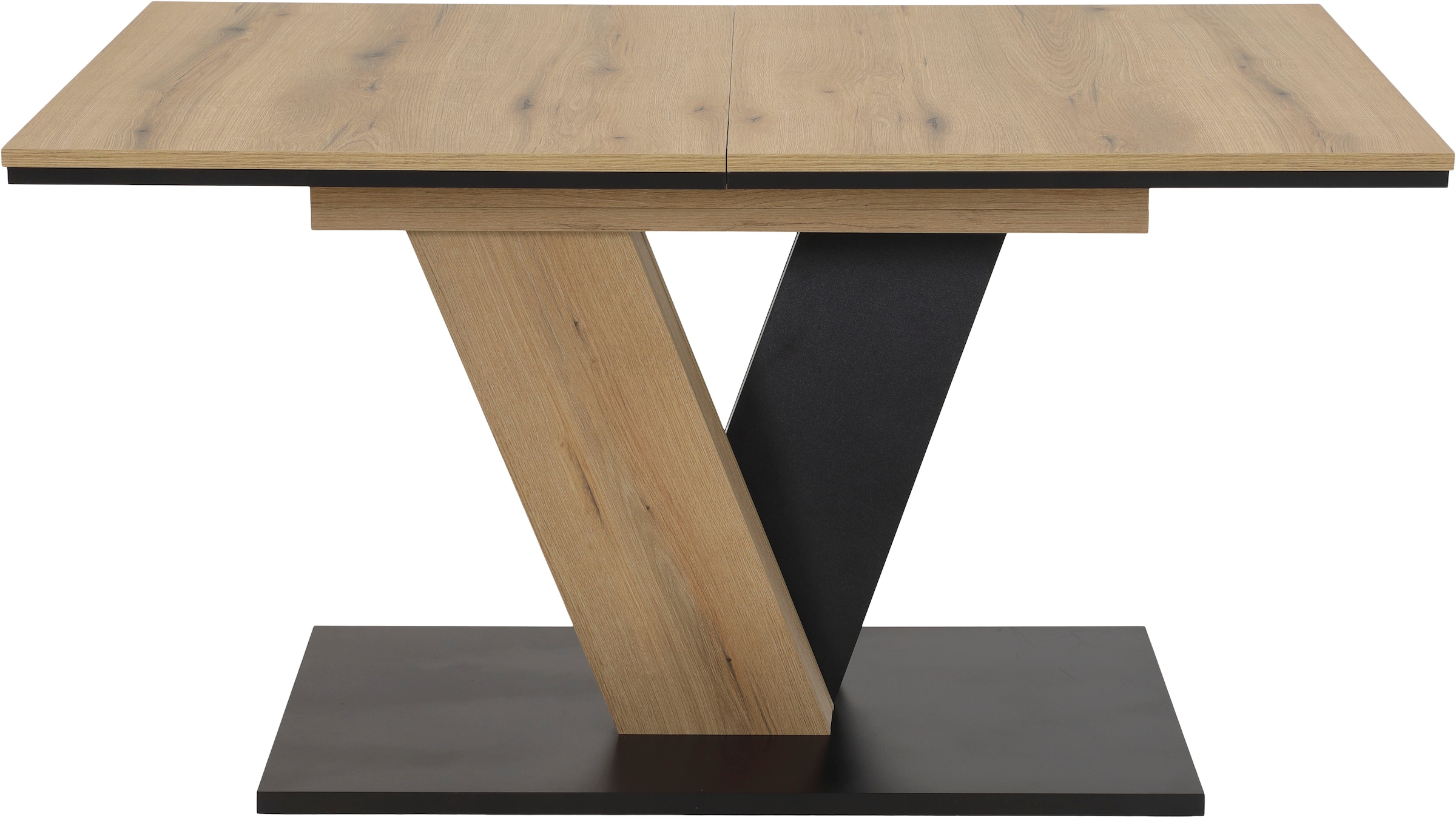 GOODproduct »"Altona", Esstisch ausziehbar plus 6 Stühle, TOPSELLER!« Esstisch ausziehbar 140 - 180 cm, 6 Freischwinger, 7 tlg. tlg. Säulentisch 140-180x90 cm, Stuhl mit Federkorb, 140 kg belastbar