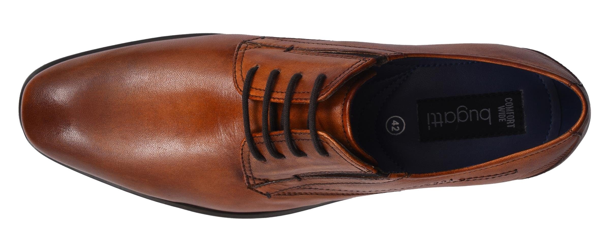 bugatti Chaussure à lacets  mit Lederinnensohle, Freizeitschuh, Halbschuh, Schnürschuh