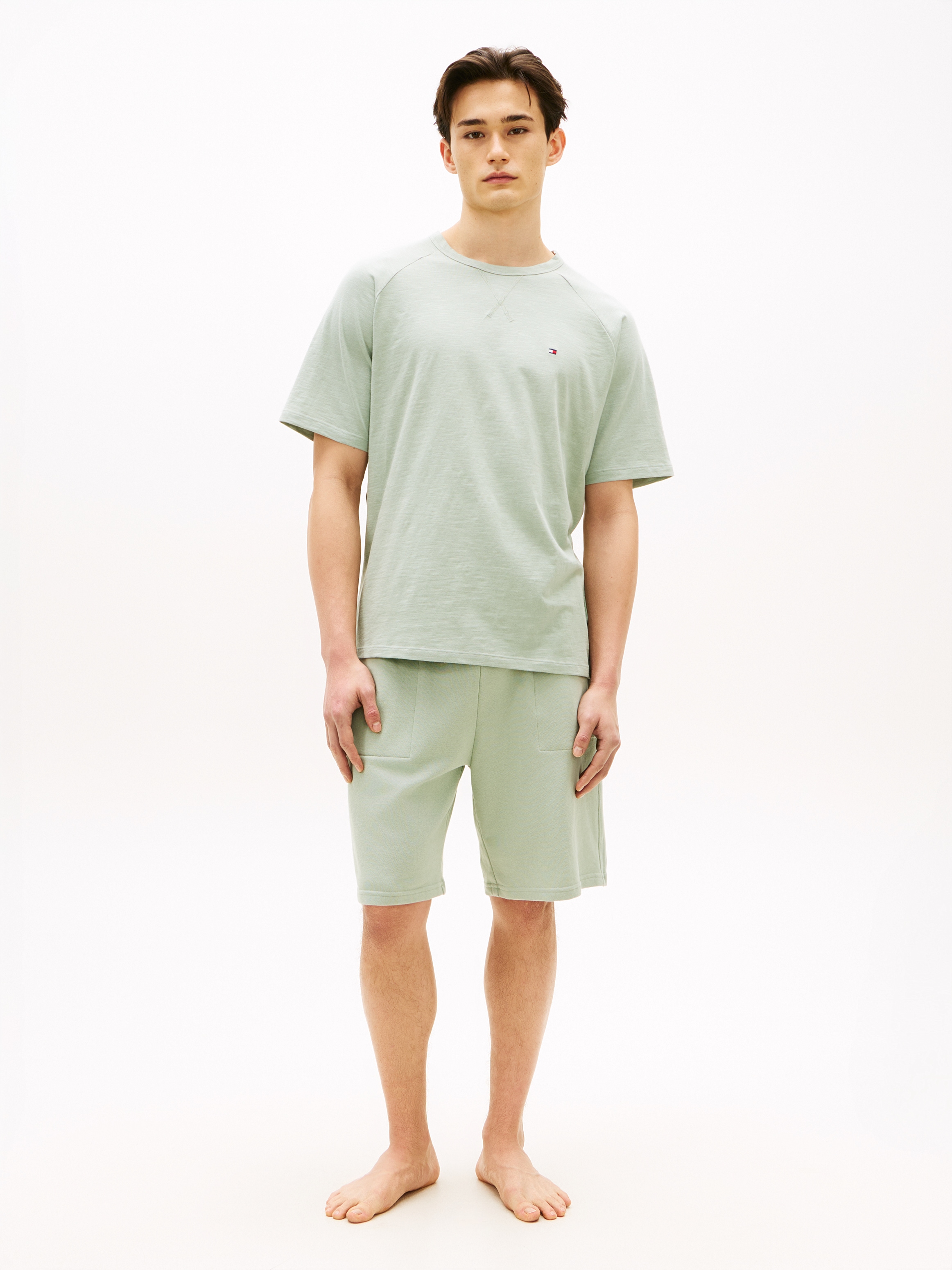 Tommy Hilfiger Underwear T-shirt structuré, avec manches raglan