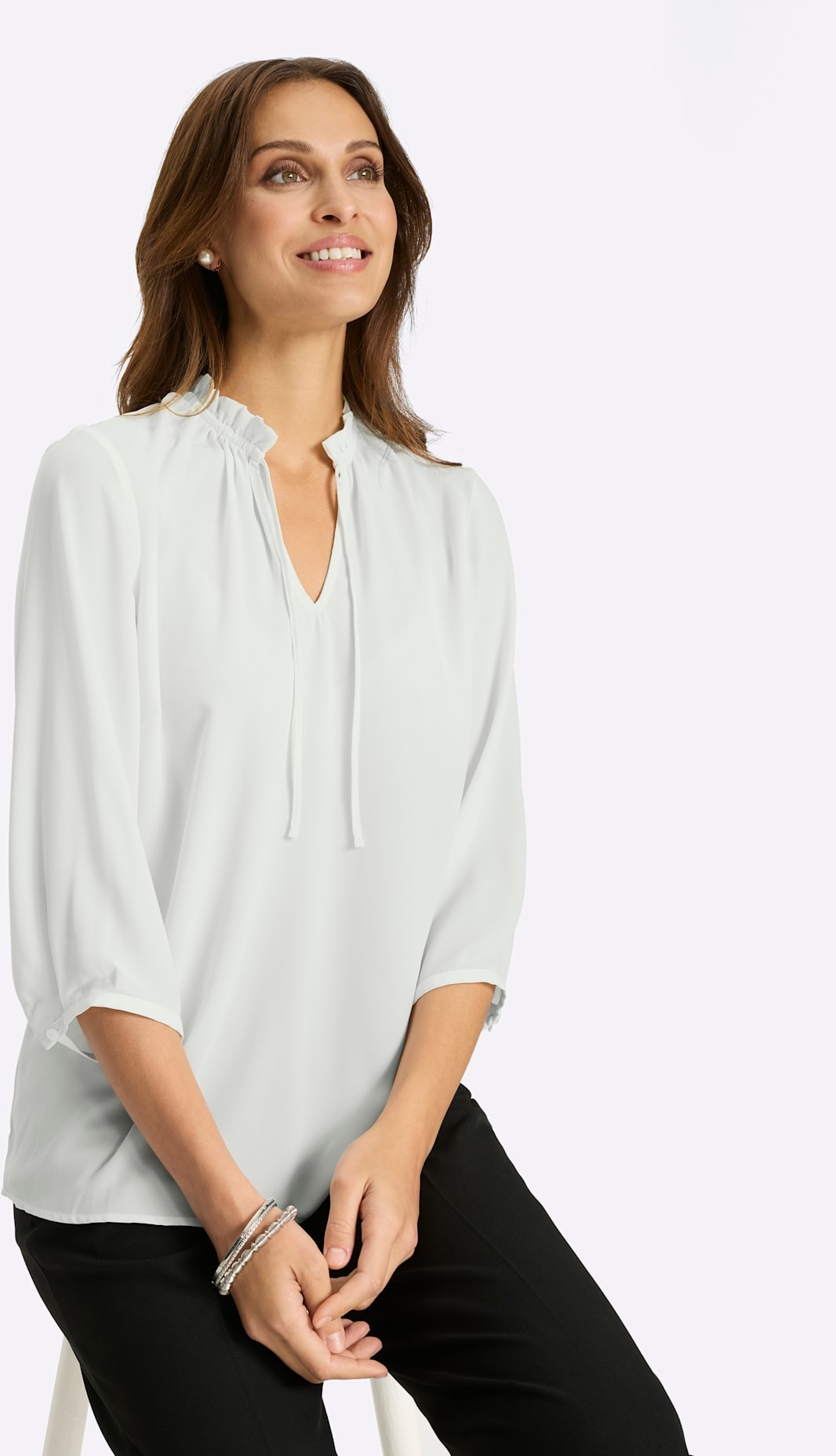 Lady Chemisier à volants