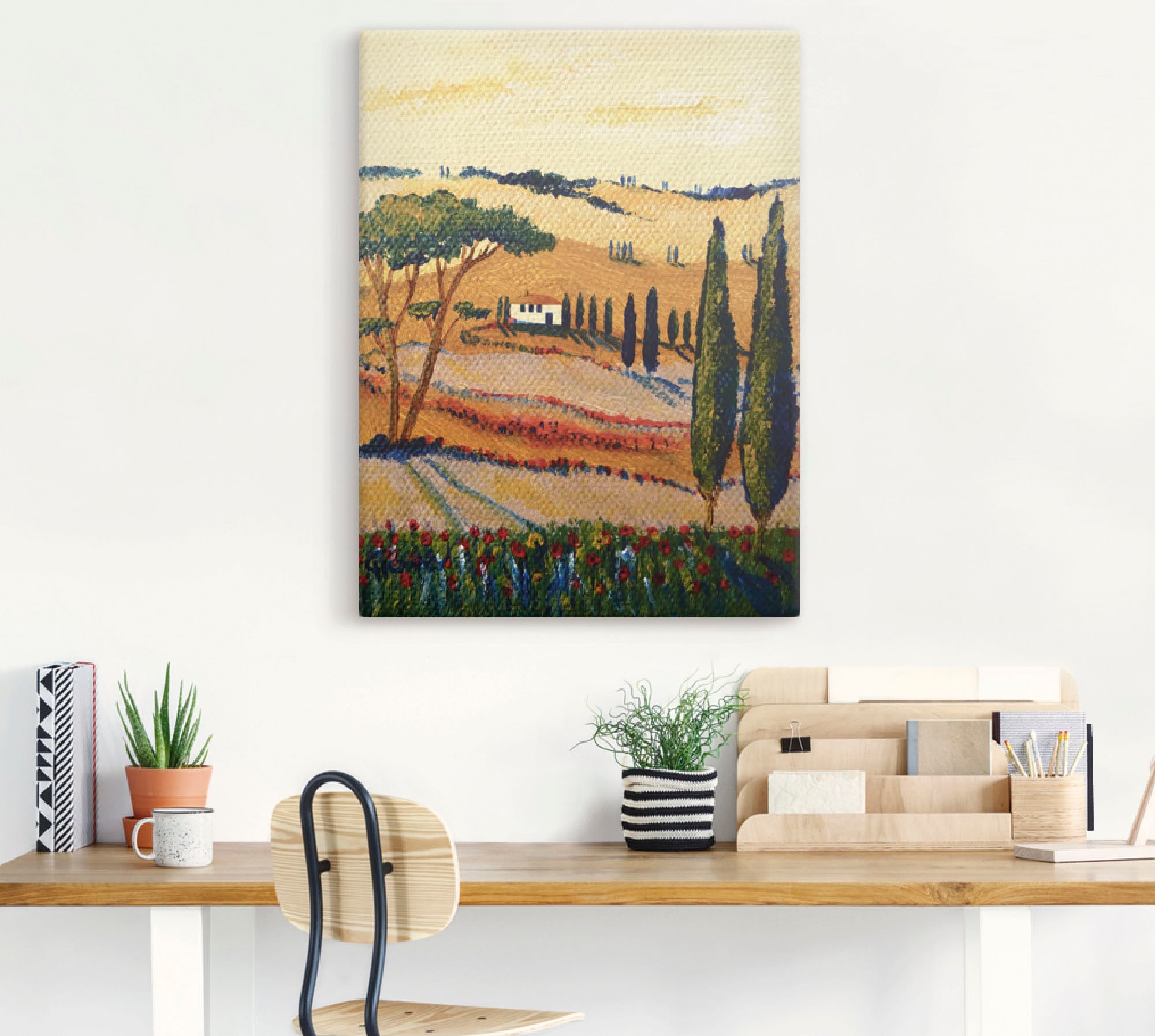 Artland Wandbild »Mein Traum von der Toskana« Europa 1 Stk. tlg. als Leinwandbild in verschied. Grössen