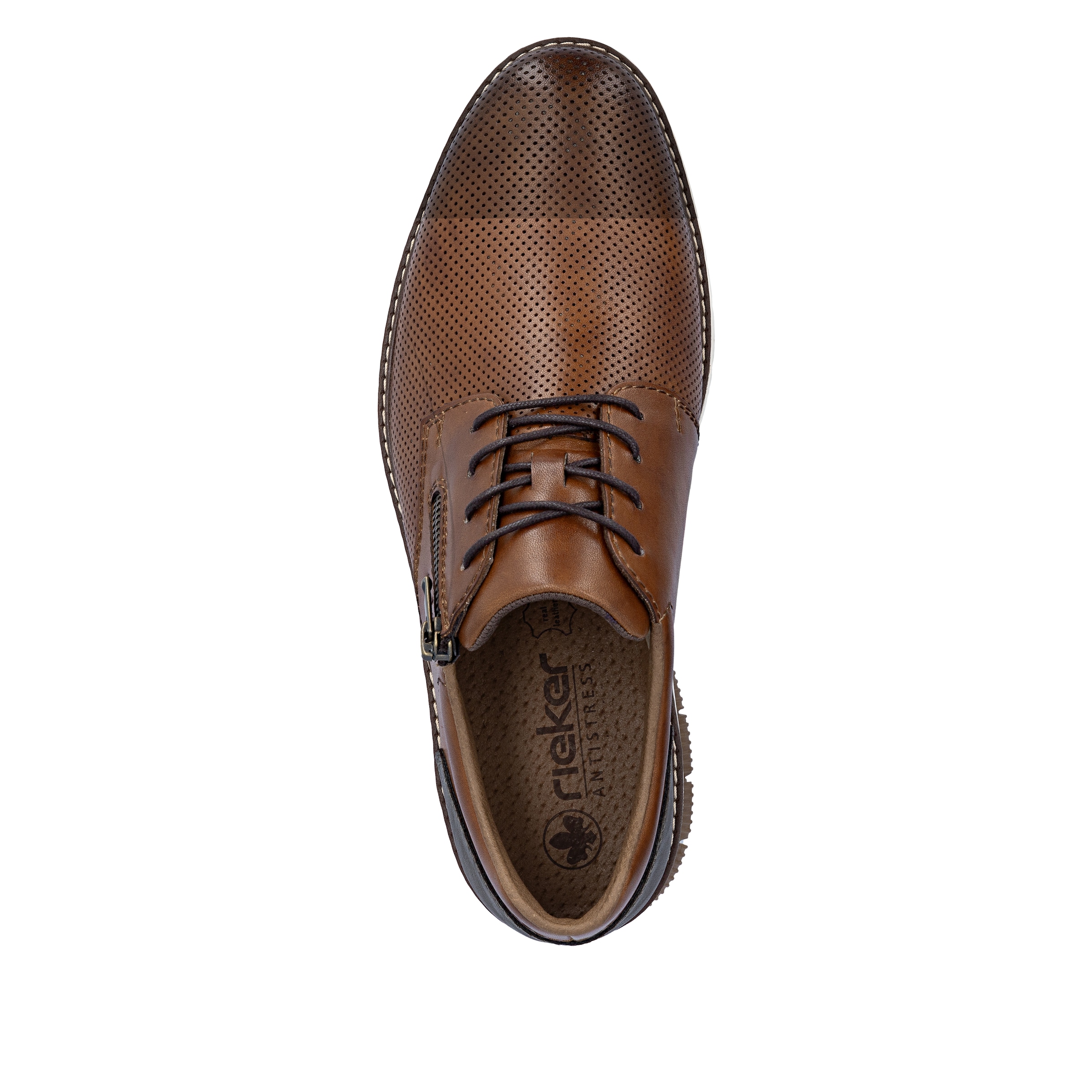 Rieker Chaussure à lacets  demi-chaussure, sneaker de loisir, chaussure à lacets casual avec perforations