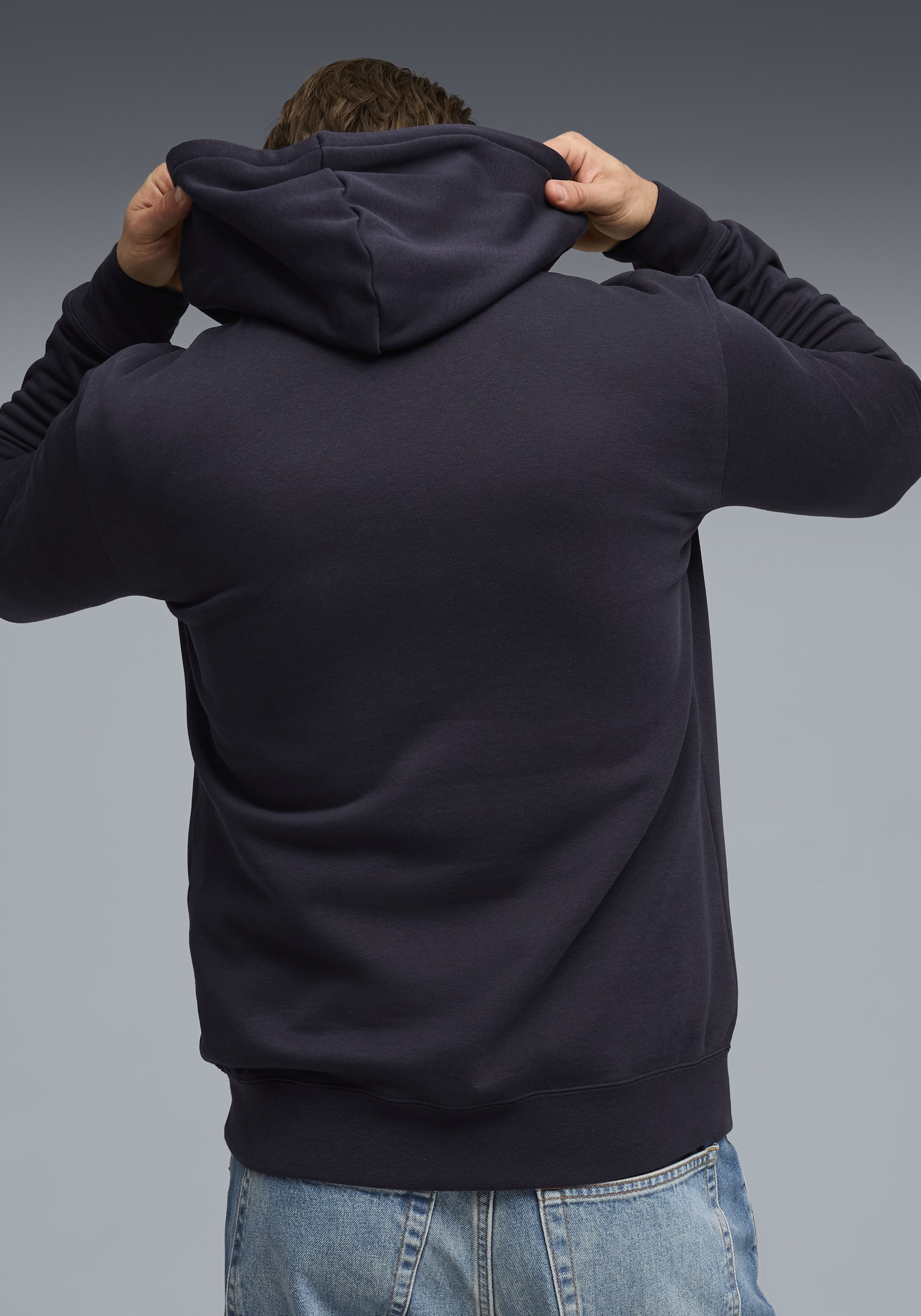 PUMA Sweat à capuche »ESS 2 COLOR SMALL NO. 1 LOGO HOODIE FL«, Regular Fit, mit verstellbarer Kapuze, mit Kängurutasche
