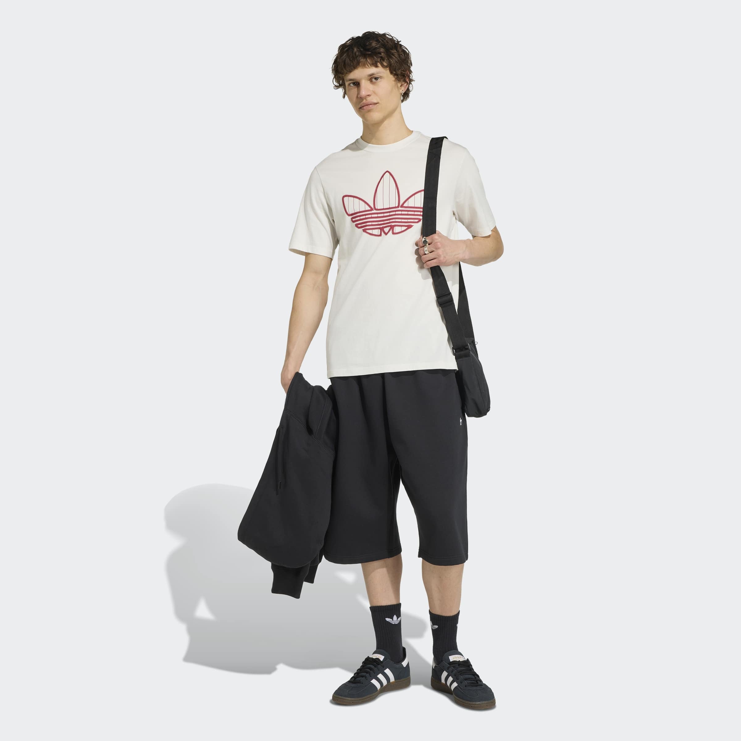 adidas Originals T-Shirt »TREFOIL INFILL« für Erwachsene, mit sportlichem Stil, ohne Verschluss, aus Baumwolle