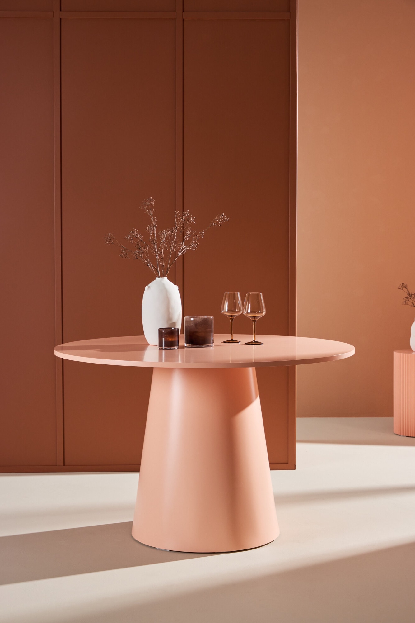 Venture Home Table de salle à manger »Lanzo, runde Esstafel für den täglichen Einsatz« Küchentisch, rund, skandinavisch, stabil (Ø120 cm)