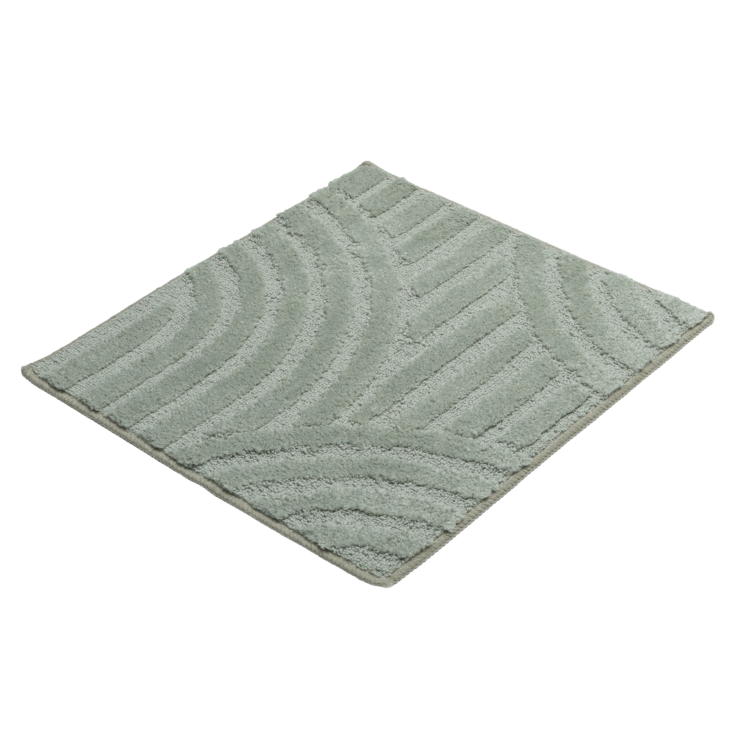 GOODproduct Tapis de bain »Regona Scandi, Badvorleger, Badezimmer Teppich, Duschvorleger« Höhe 10 mm revêtement antidérapant Résistant Tapis de bain, couleurs unies, effet relief, motif moderne, Zen