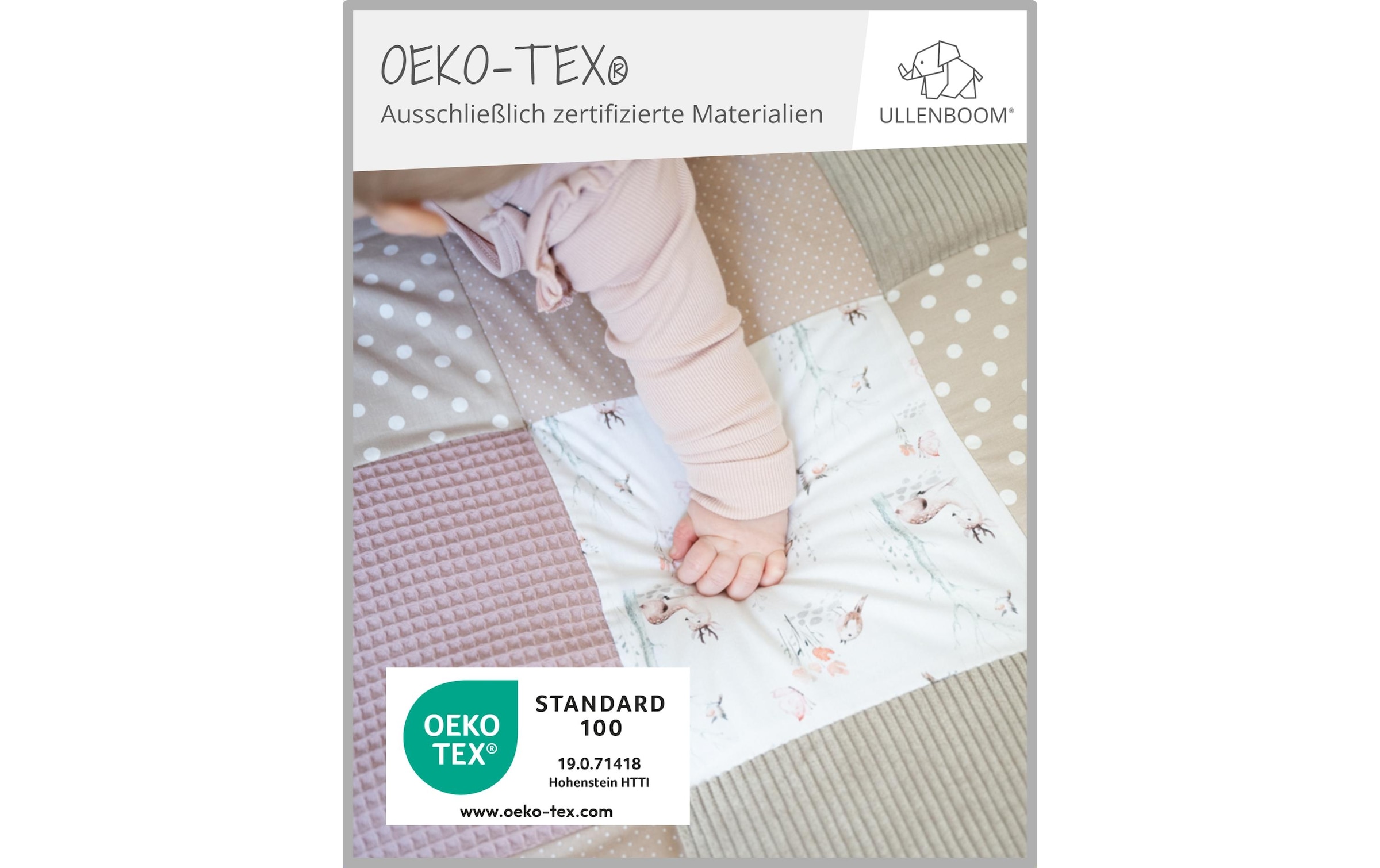 ULLENBOOM ® Krabbeldecke »Märchenwald 140 x 140 cm«