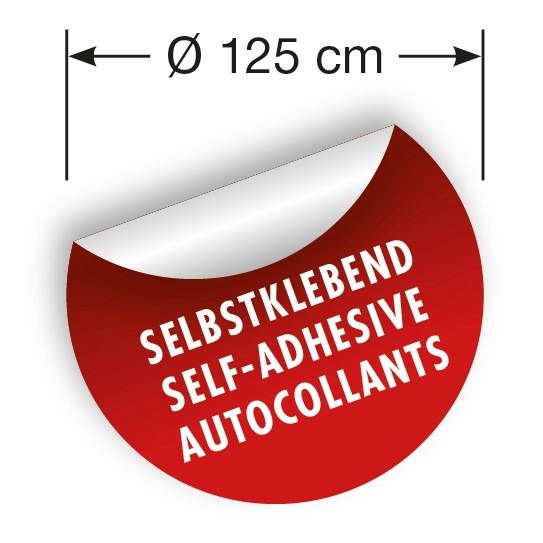 Komar Fototapete »Vlies selbstklebend - Frescas - Grösse 125 x 125 cm« bedruckt glatt Wohnzimmer, Schlafzimmer