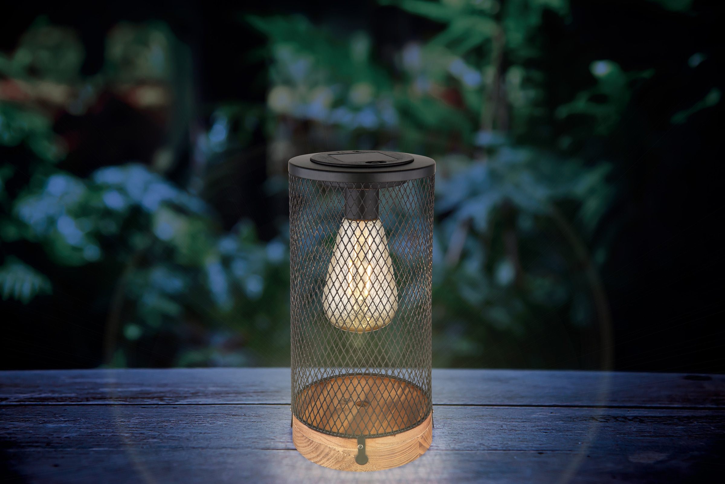 GLOBO LIGHTING Lampe solaire à LED »SOLAR« Module LED 1 cuis blanc chaud lampe solaire pour jardin, superbe effet lumineux, terrasse, table de balcon