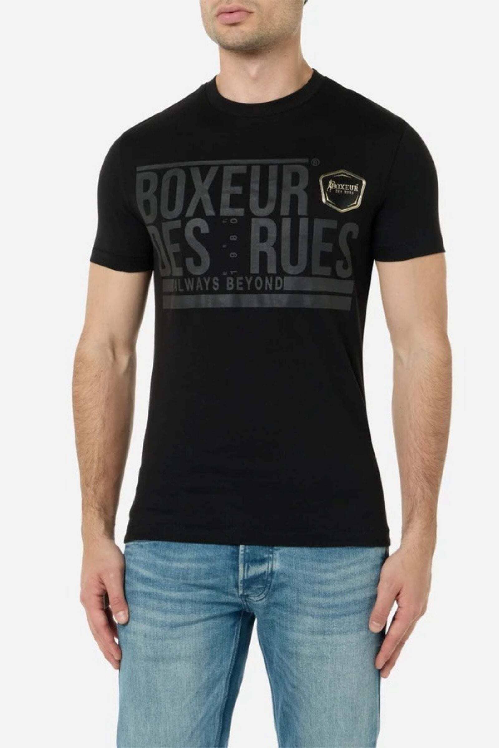 BOXEUR DES RUES T-Shirt »BOXEUR DES RUES T-Shirt 3D Graphic With Patch«
