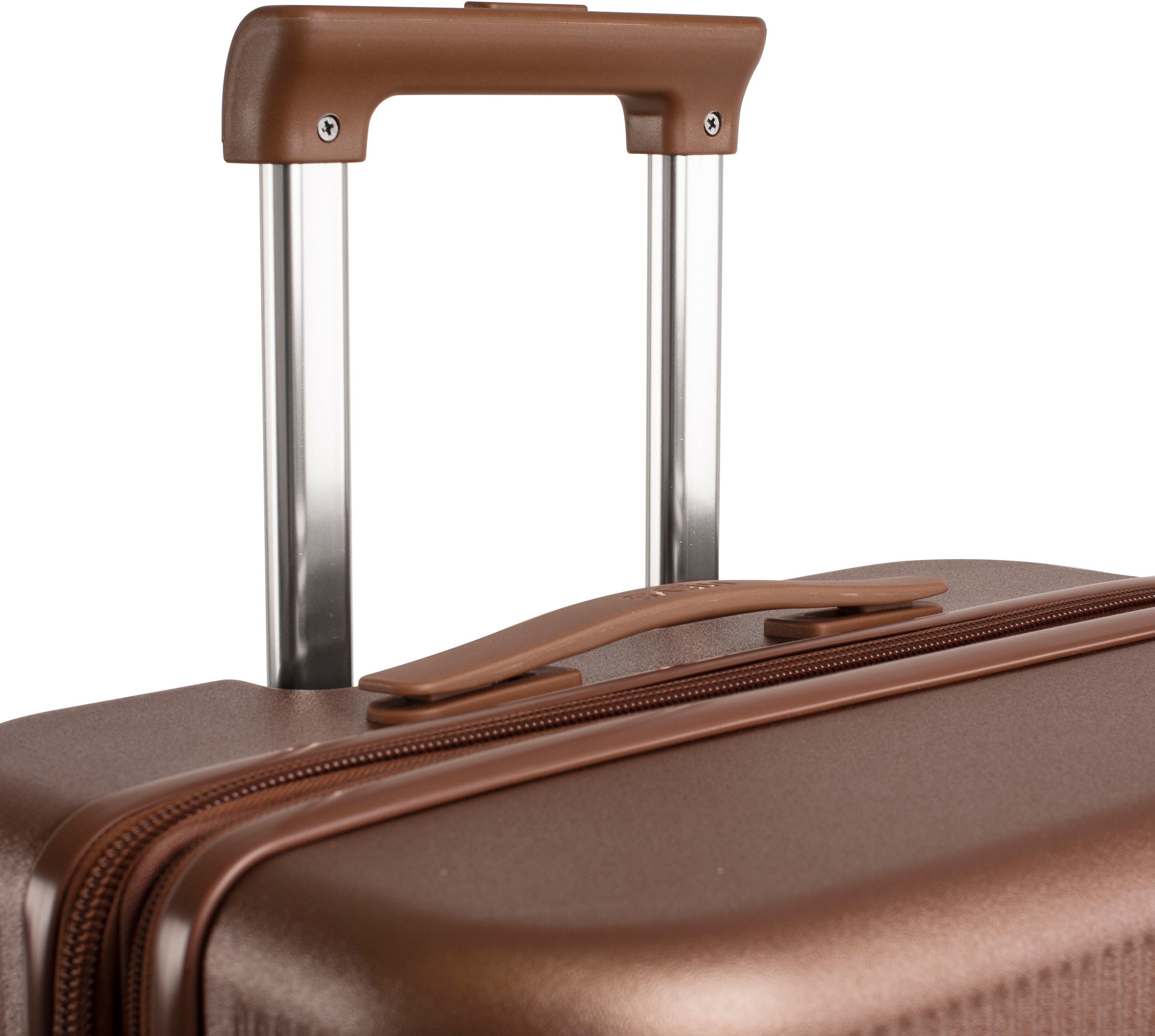 Heys Hartschalen-Trolley »Earthtone, verschiedene Grössen und Farben« 43 l 4 Rollen Heys  Reisegepäck TSA Schloss Volumenerweiterung