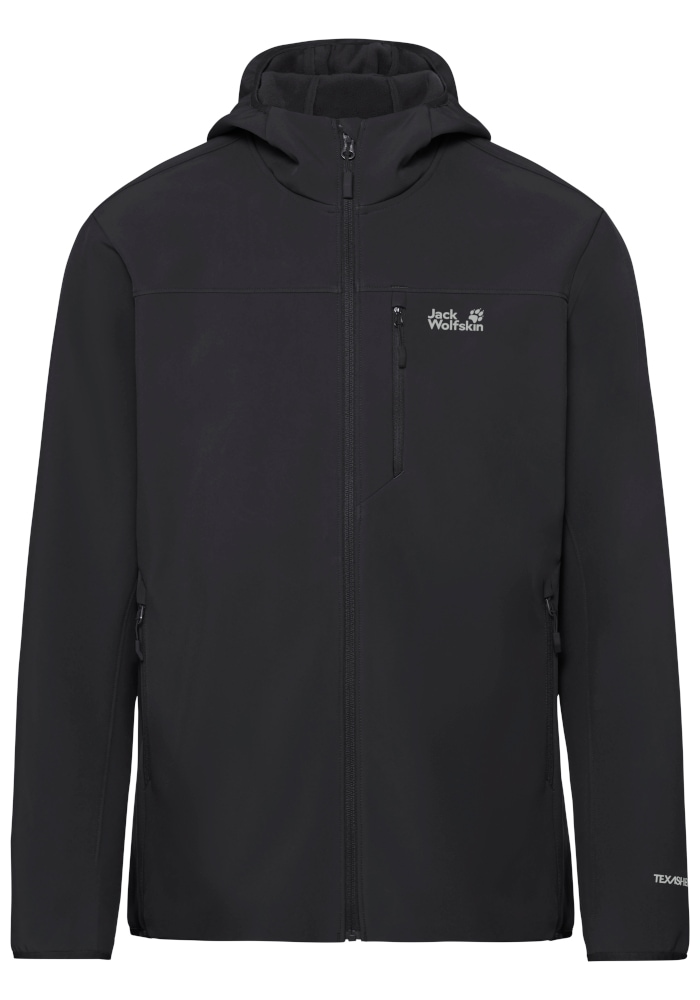 Jack Wolfskin Veste d'extérieur »WILD WINDS HOODED JKT M« pour la randonnée et autres activités de plein air