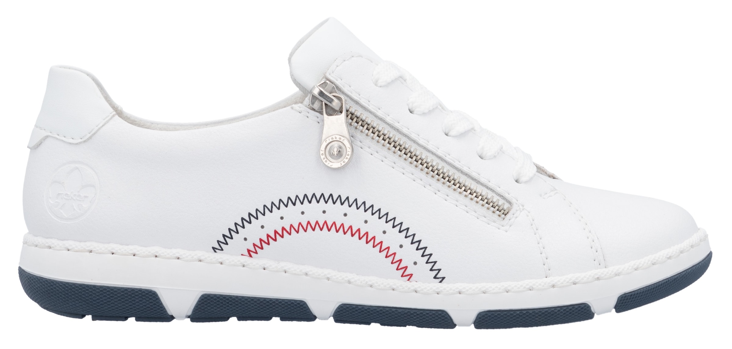 Rieker Sneaker  , Schnürschuh, Halbschuh, Freizeitschuh mit weichem Schaftrand