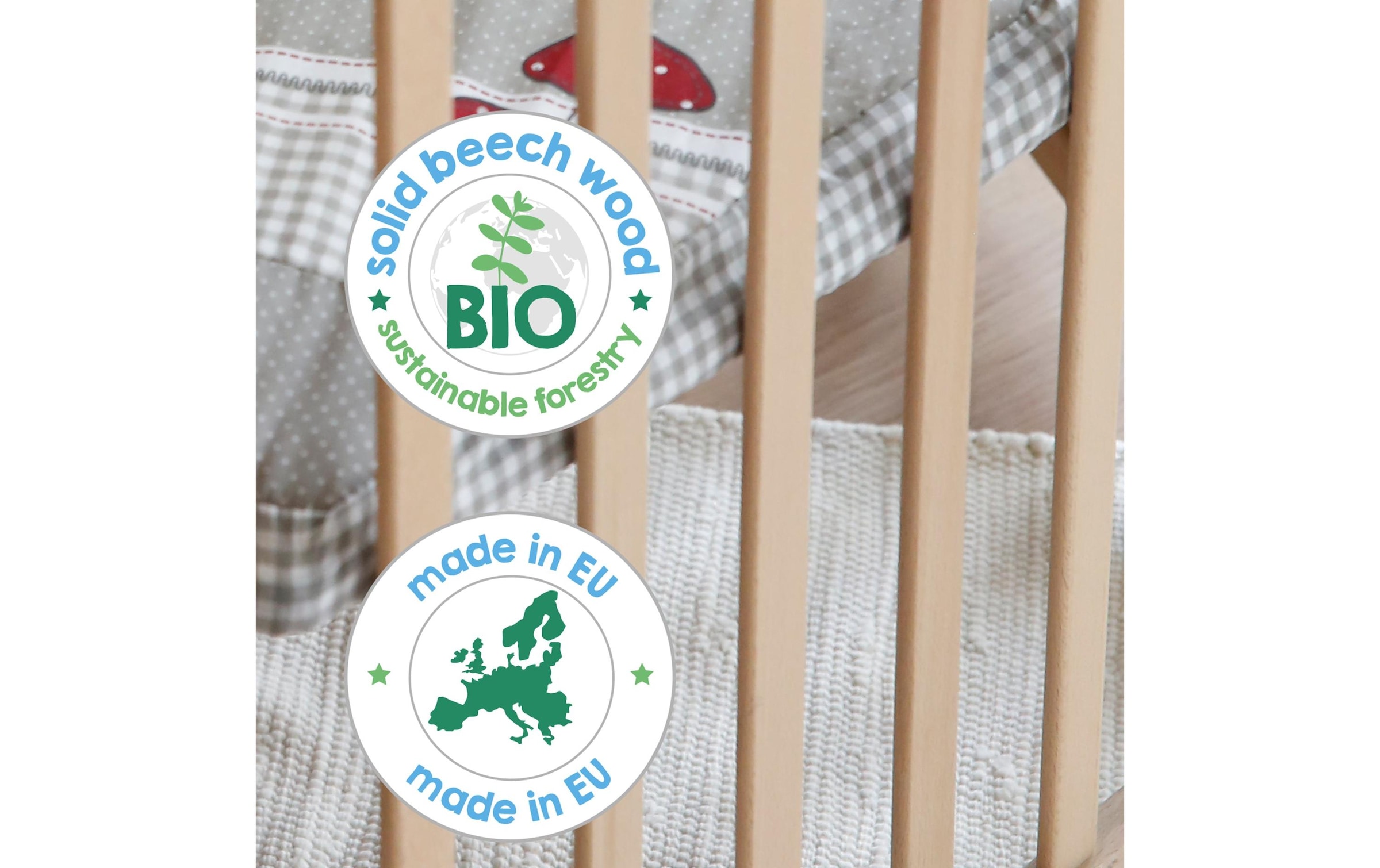 roba® Parc pour bébé »Adam und Eule«